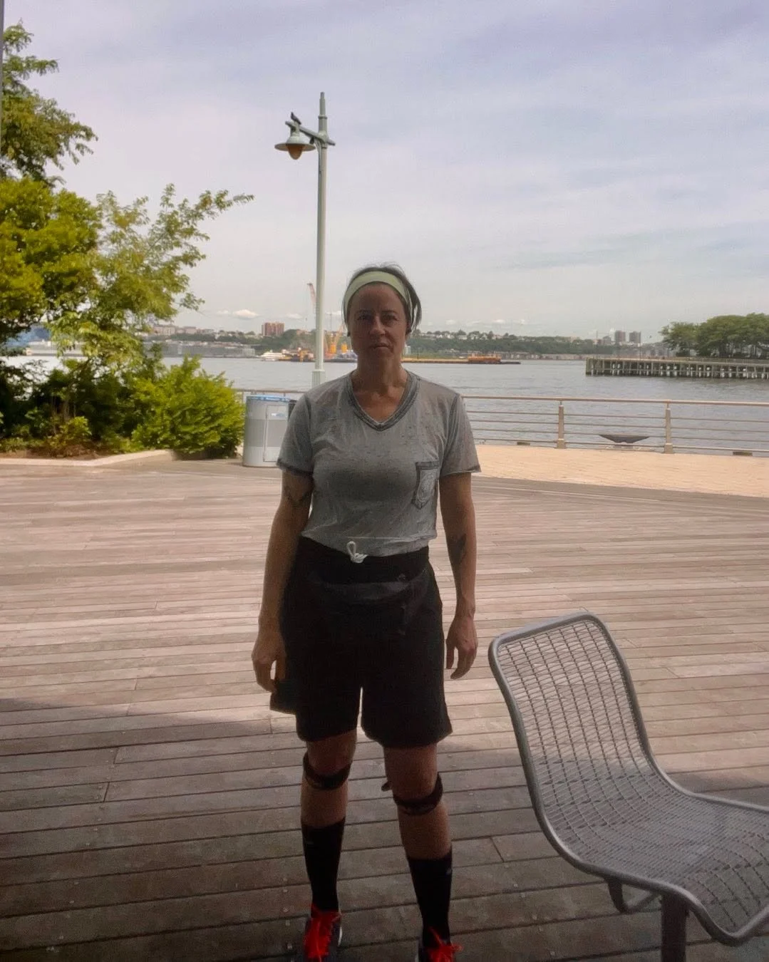 It&rsquo;s been over 15 years since I ran regularly, and 5 since I&rsquo;ve run at all. Today I decided to try some jogging/walking alternates because I am angry and wanted to be outside.

After all these years, it was interesting, finding an outfit 