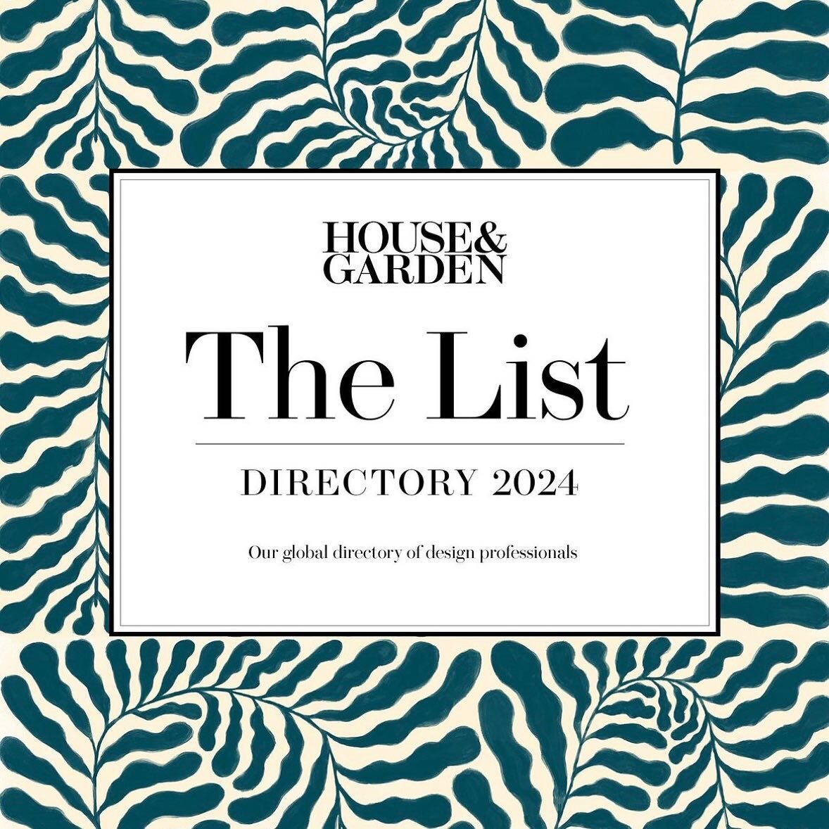 Welcome 2024! Back to our drawing boards. We&rsquo;re making lists. And we&rsquo;re on The List! @thelistbyhouseandgarden @houseandgardenuk 

#thelistbyhouseandgarden #houseandgarden #interiors #interiordesign #interiordesigner #interiorinspiration  
