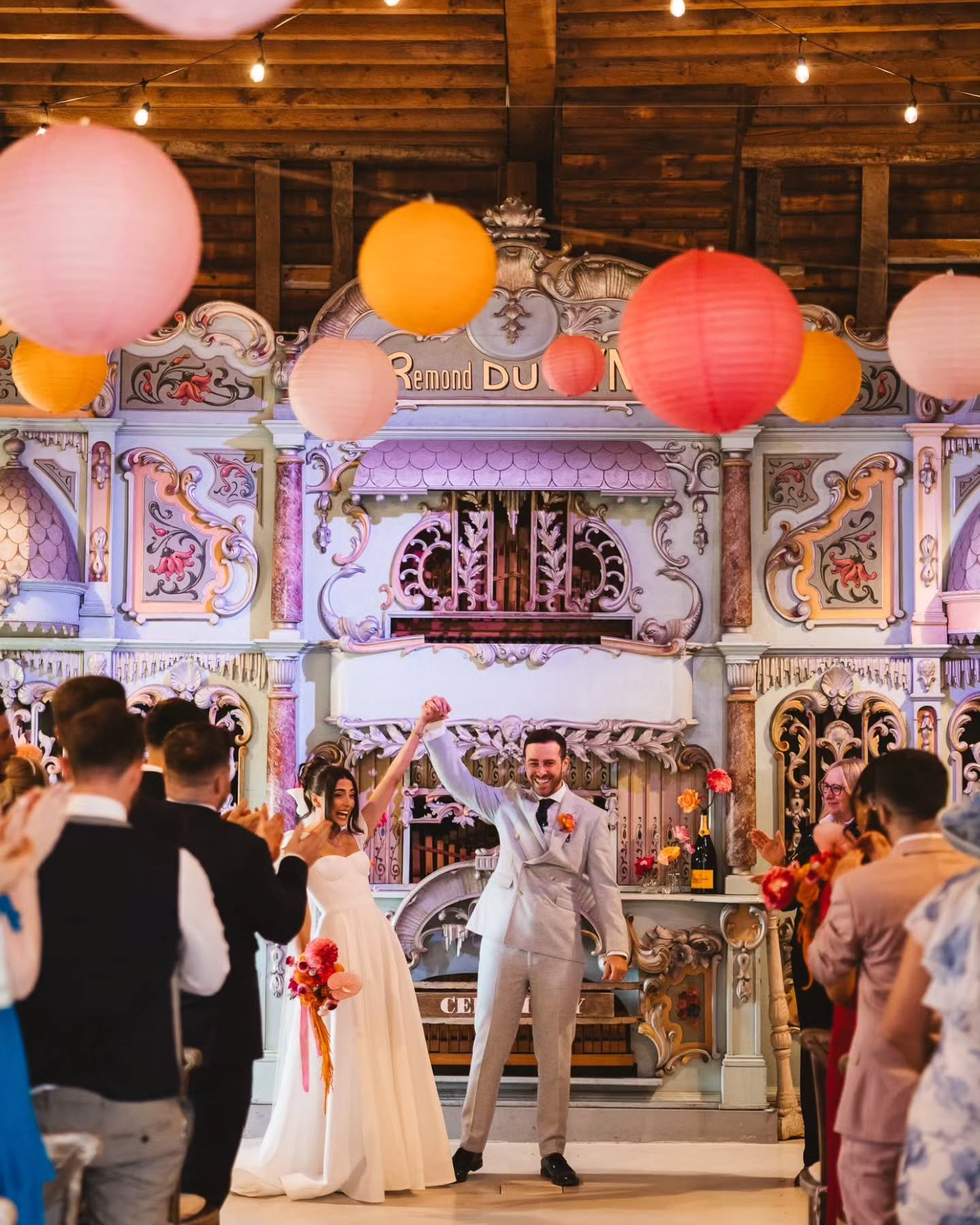 This wedding was honestly such a pleasure to shoot 🩷 Fun, stylish, colourful with genuine emotion ⚡️

They chose to have an extra long drinks reception before the meal, which meant so much more time to relax with their guests. It also means they did