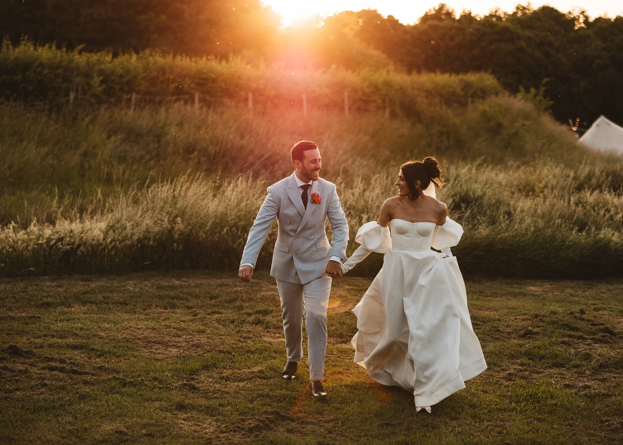  Colourful relaxed Preston Court Wedding Photographer 
