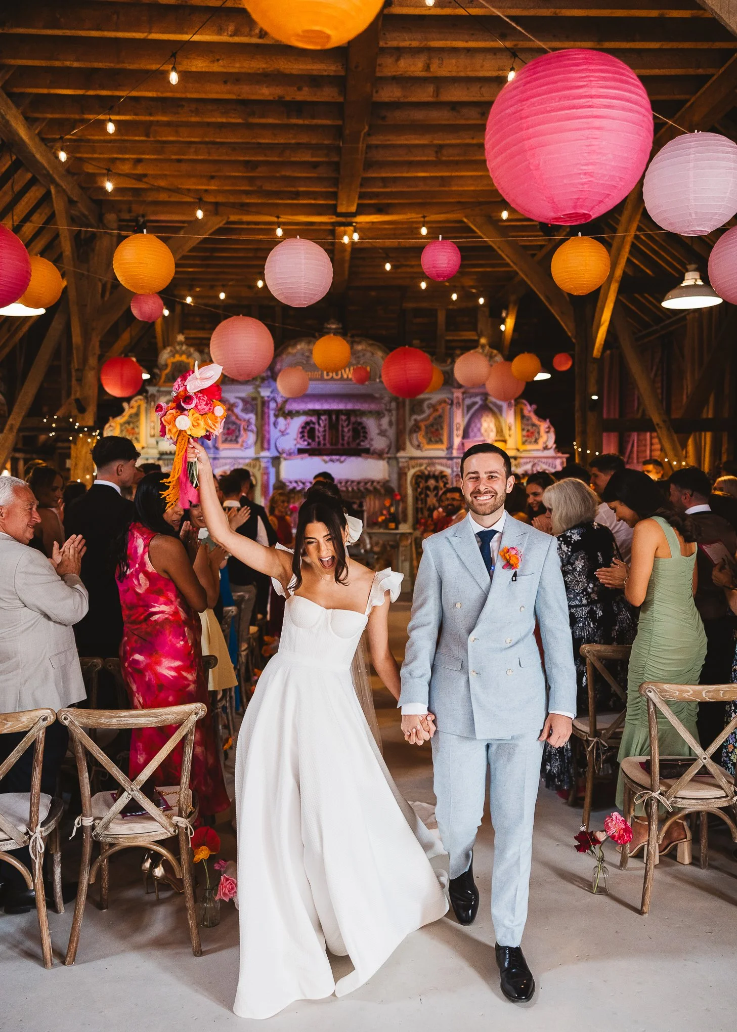  Colourful relaxed Preston Court Wedding Photographer 