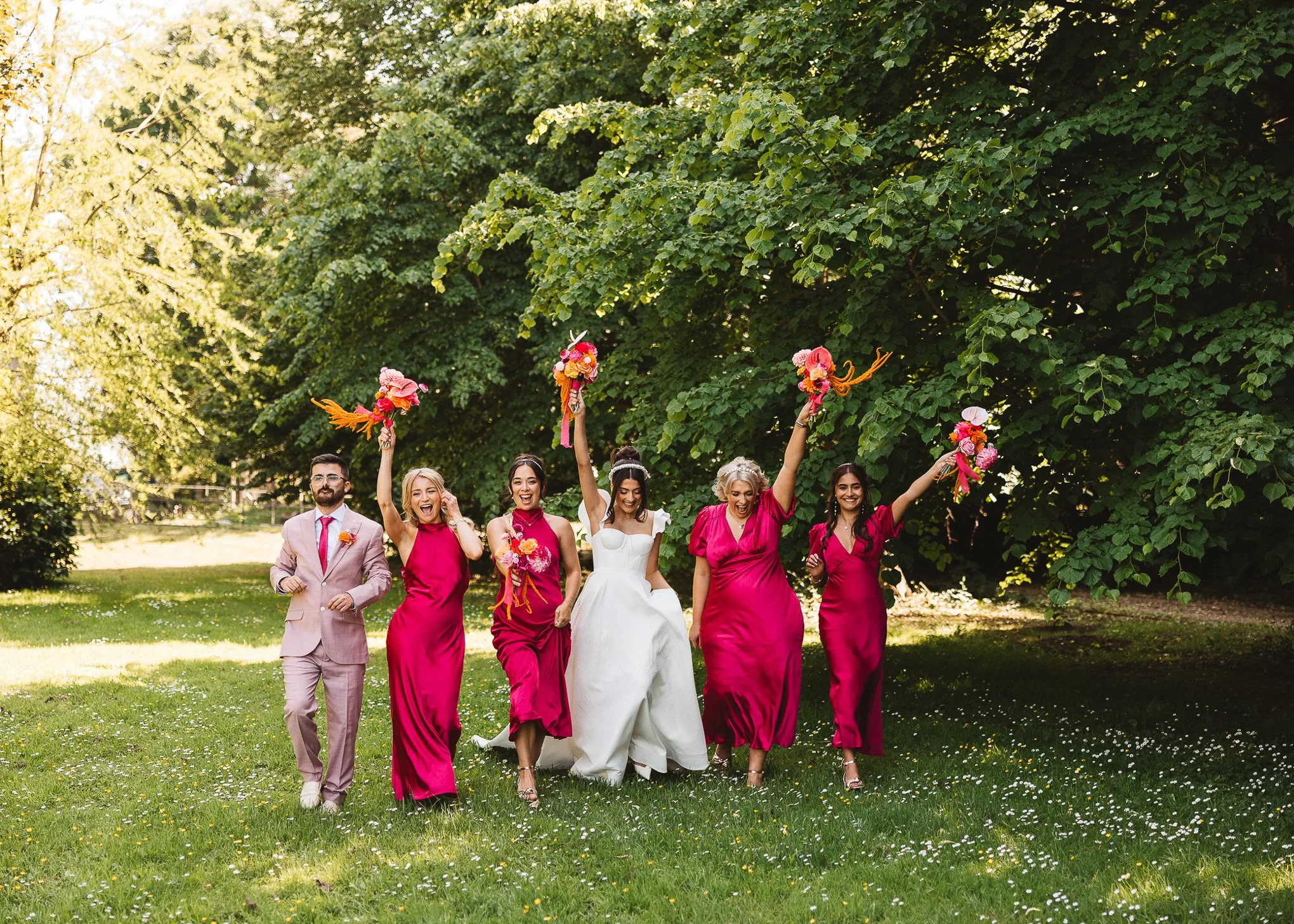  Colourful relaxed Preston Court Wedding Photographer 
