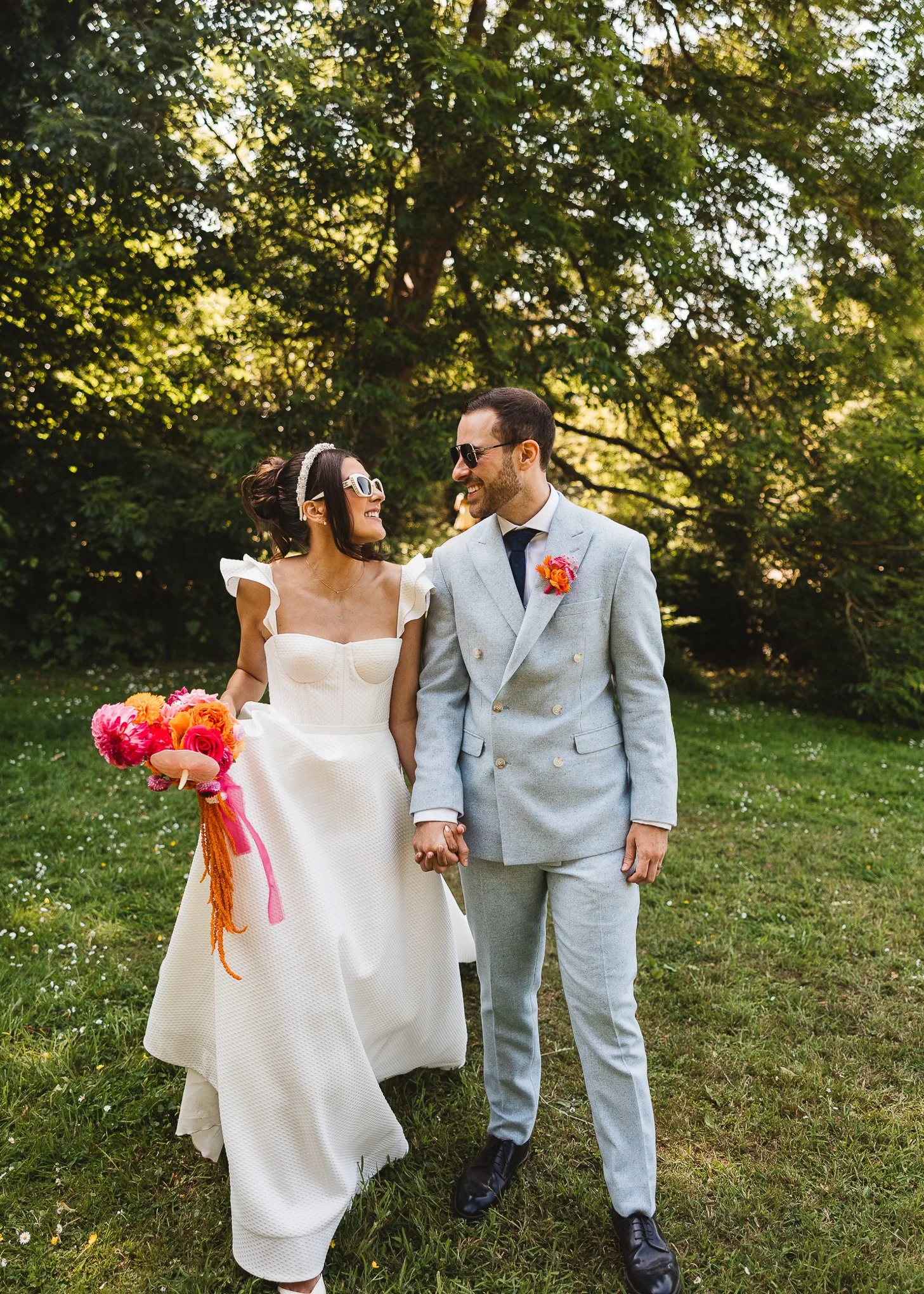  Colourful relaxed Preston Court Wedding Photographer 