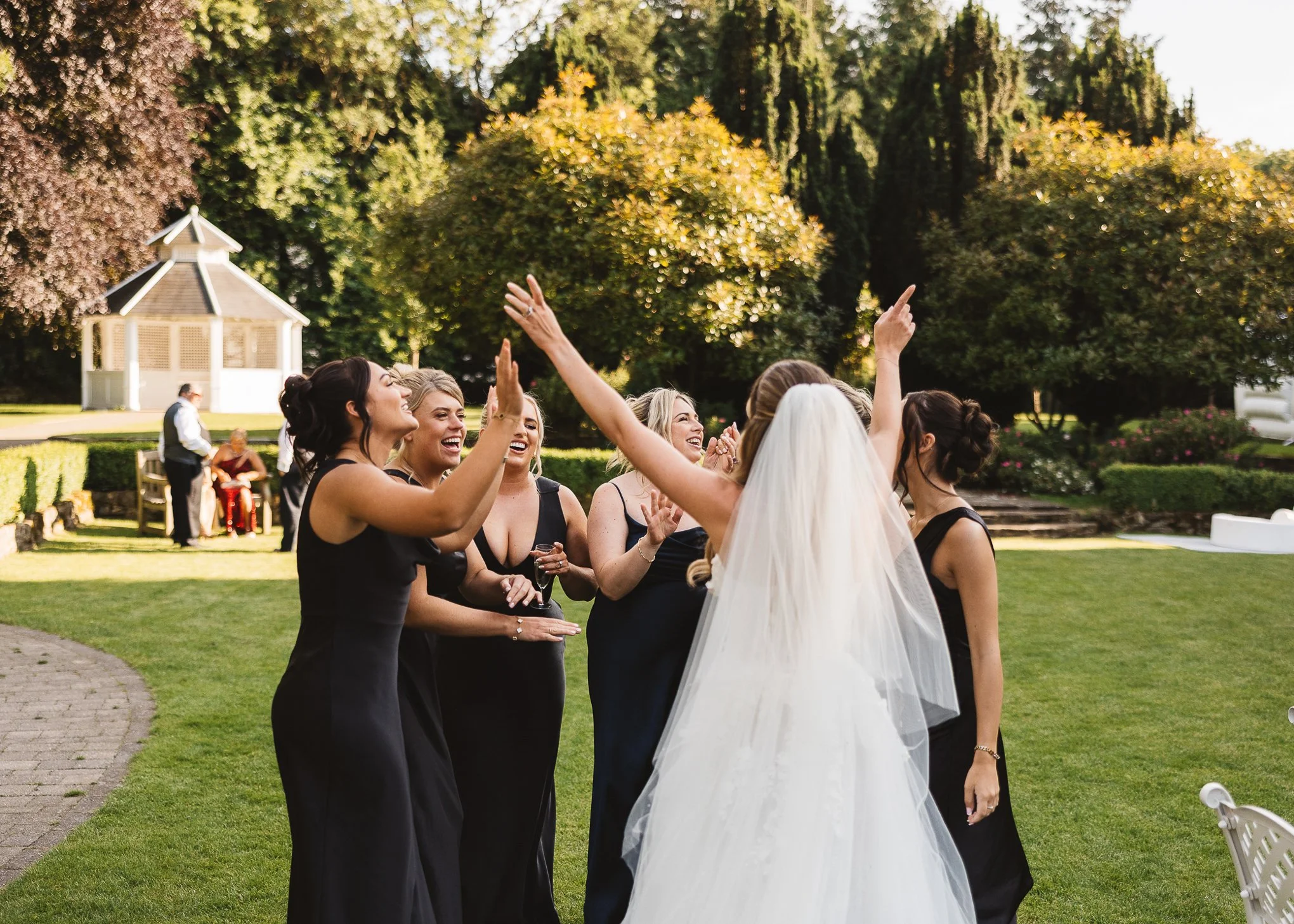 Modern energetic black tie hayne house wedding photography-93.jpg