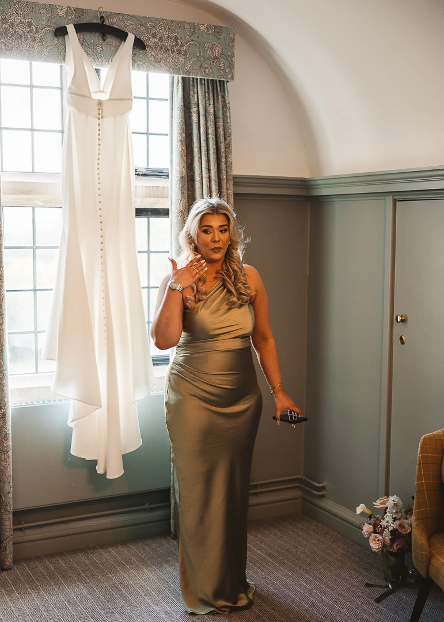 Elegant black tie Horwood House Wedding Milton Keynes-8.jpg