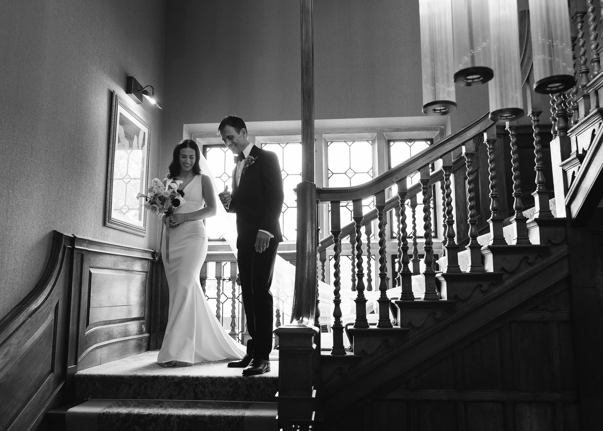 Elegant black tie Horwood House Wedding Milton Keynes-23.jpg