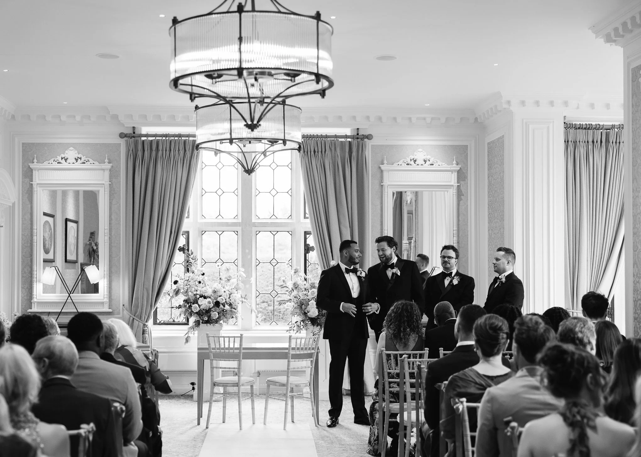 Elegant black tie Horwood House Wedding Milton Keynes-26.jpg