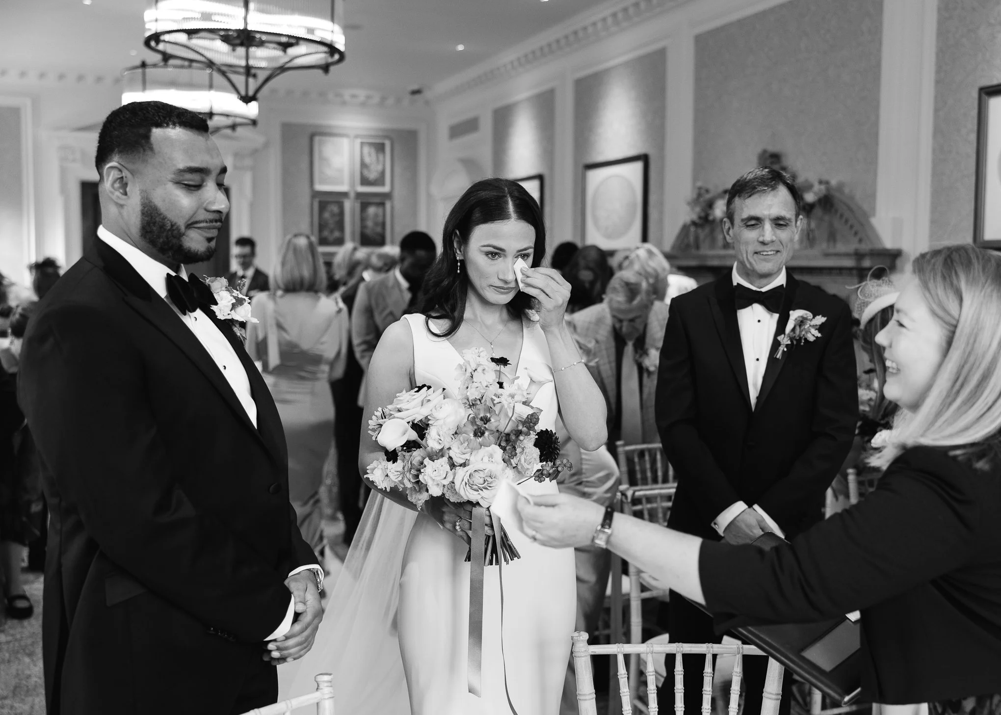 Elegant black tie Horwood House Wedding Milton Keynes-30.jpg