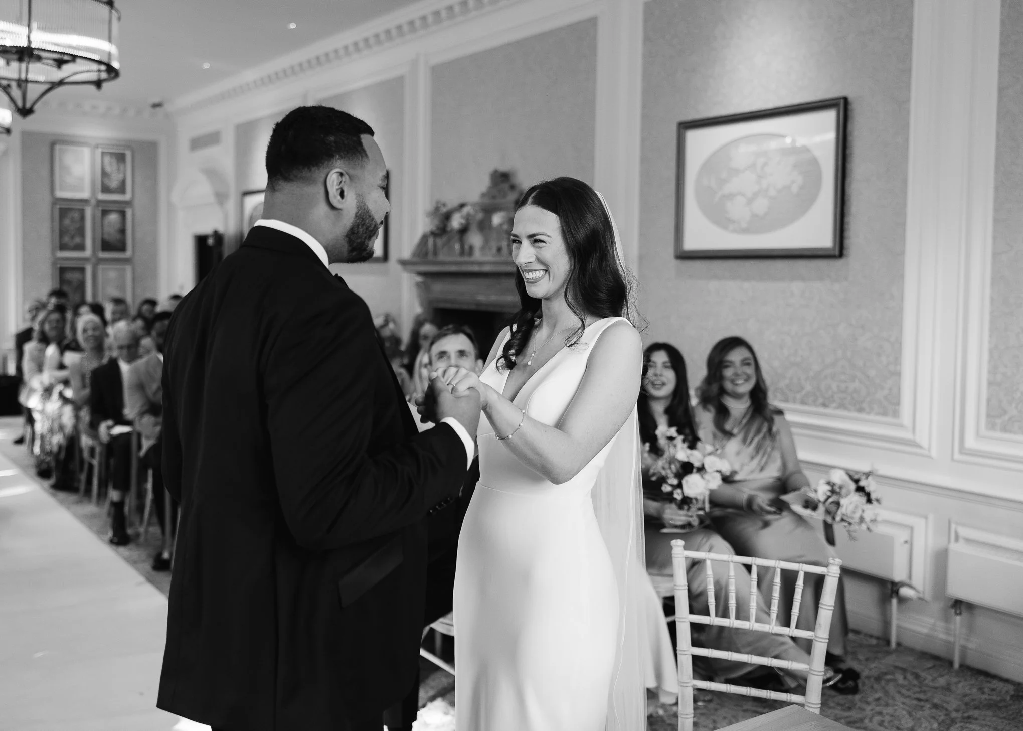 Elegant black tie Horwood House Wedding Milton Keynes-38.jpg