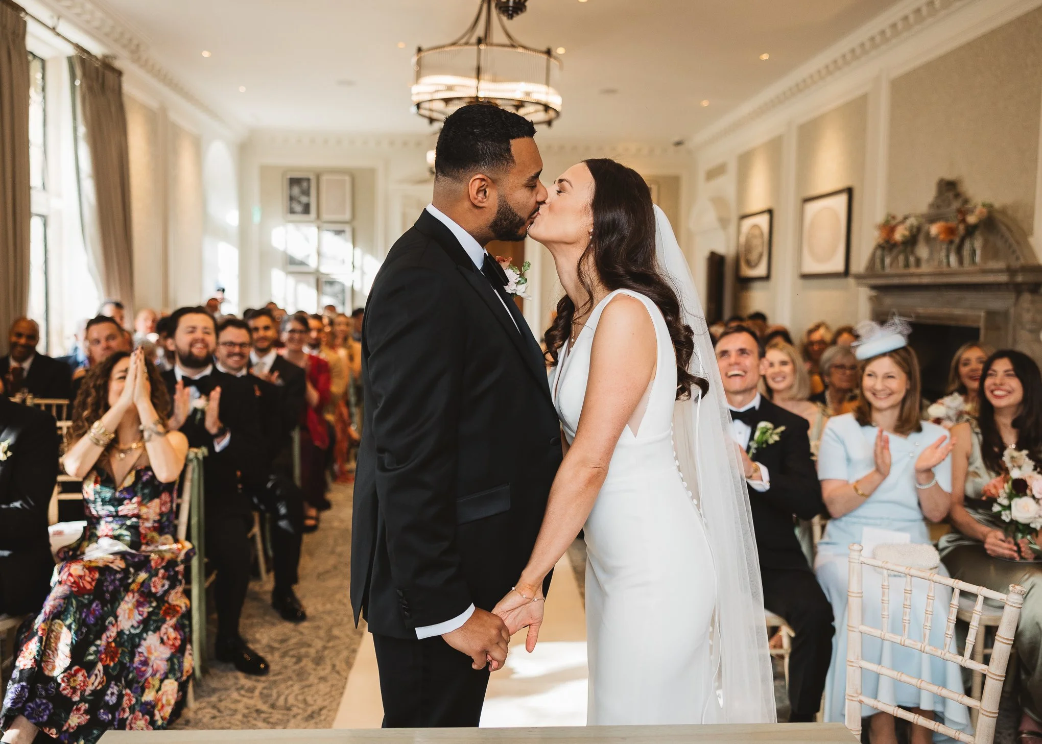 Elegant black tie Horwood House Wedding Milton Keynes-39.jpg