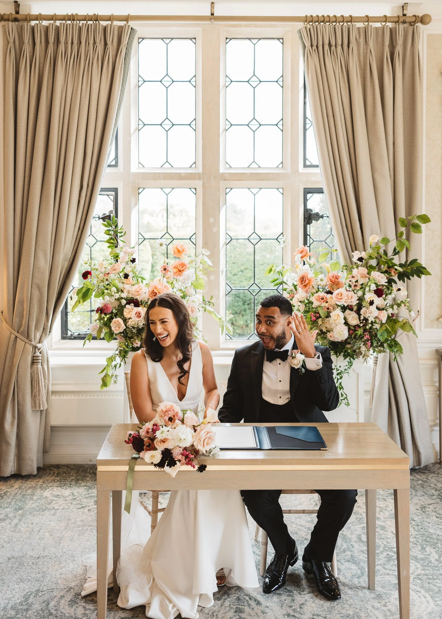 Elegant black tie Horwood House Wedding Milton Keynes-41.jpg