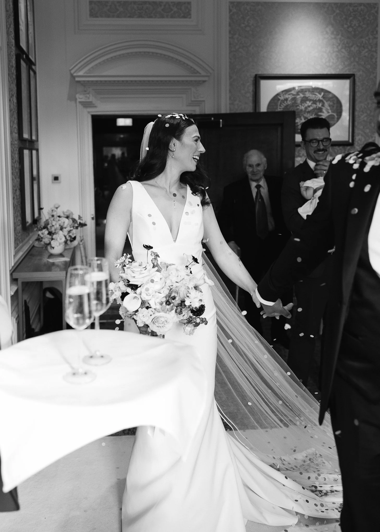 Elegant black tie Horwood House Wedding Milton Keynes-44.jpg