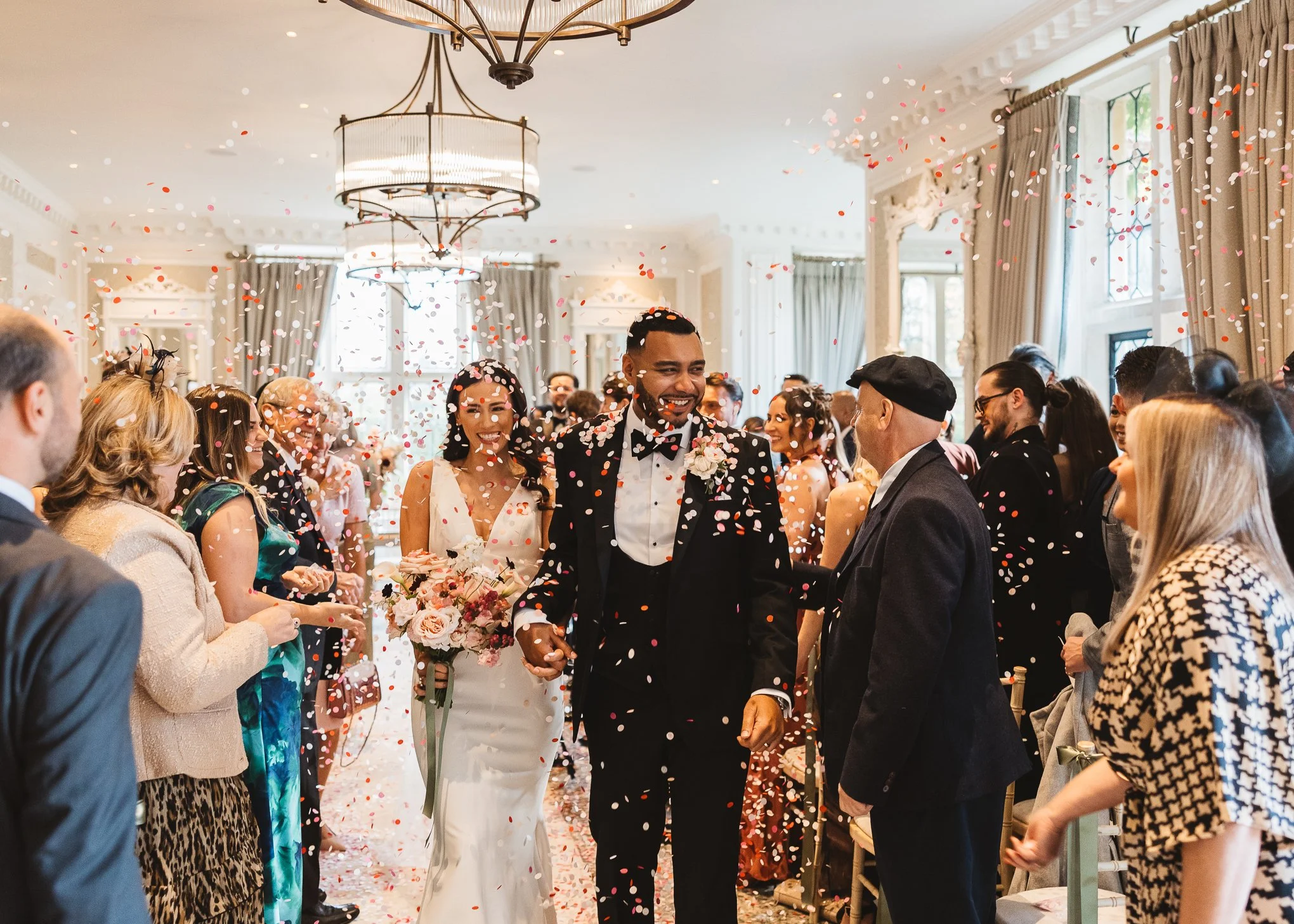 Elegant black tie Horwood House Wedding Milton Keynes-43.jpg