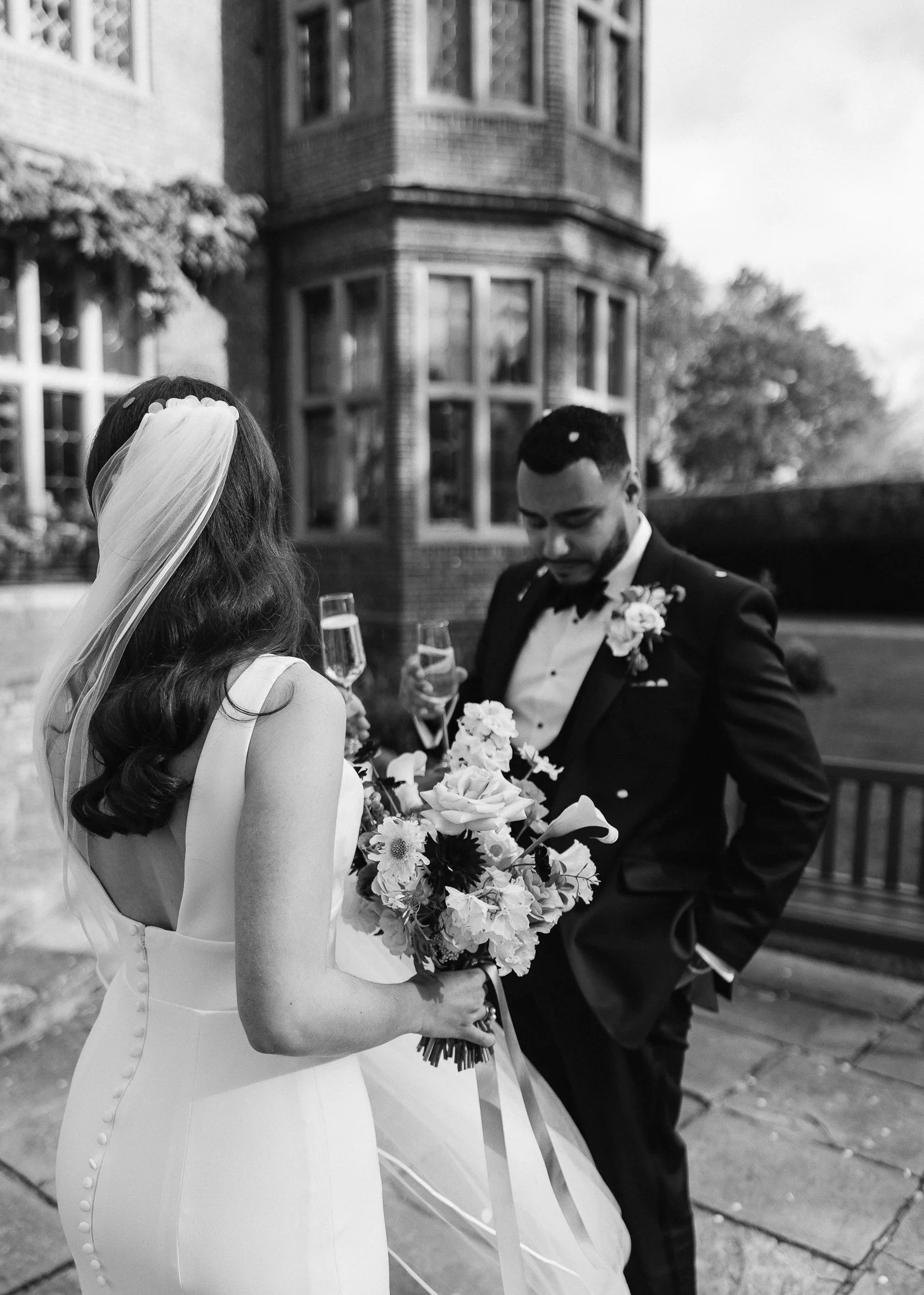 Elegant black tie Horwood House Wedding Milton Keynes-45.jpg