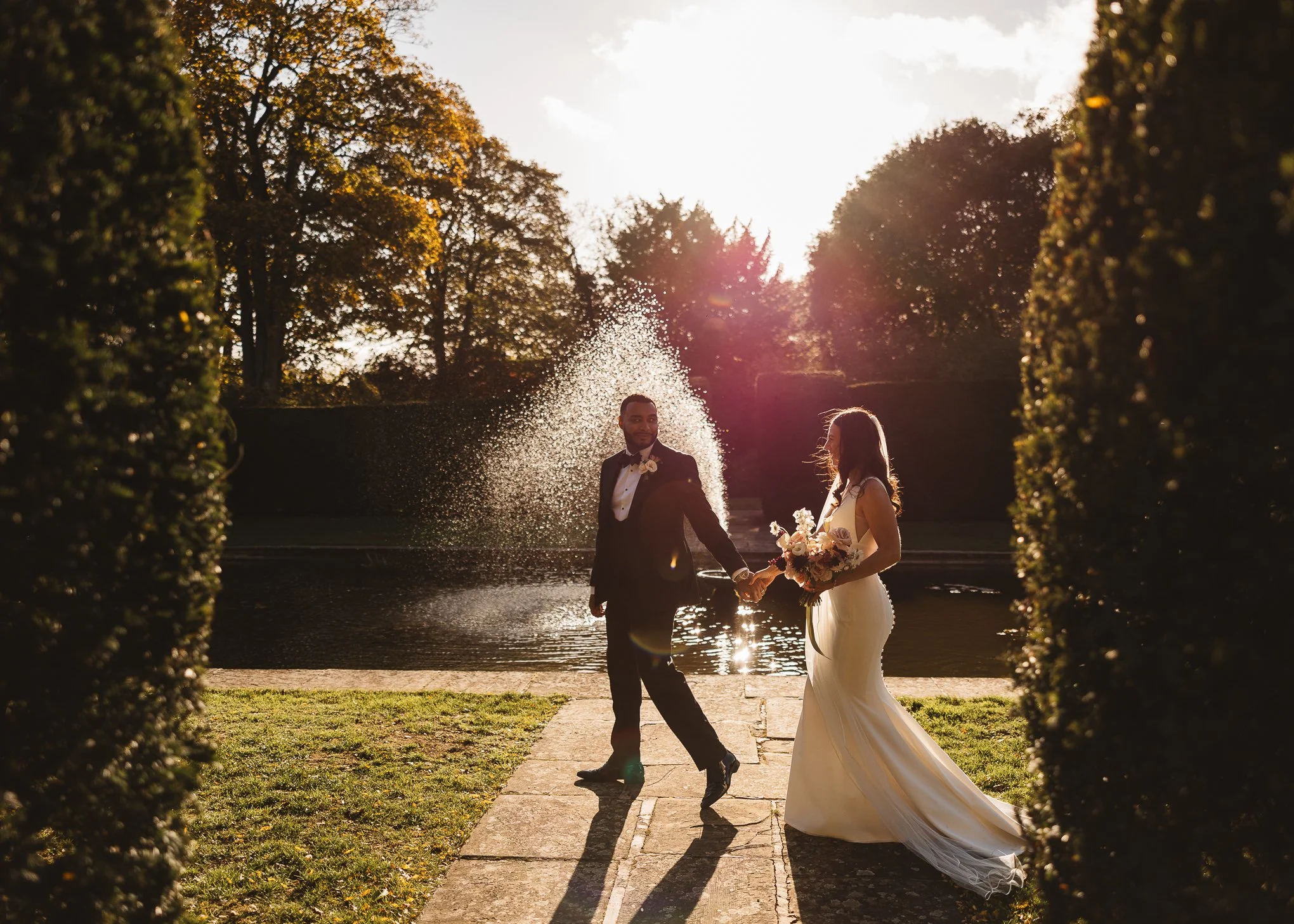 Elegant black tie Horwood House Wedding Milton Keynes-63.jpg