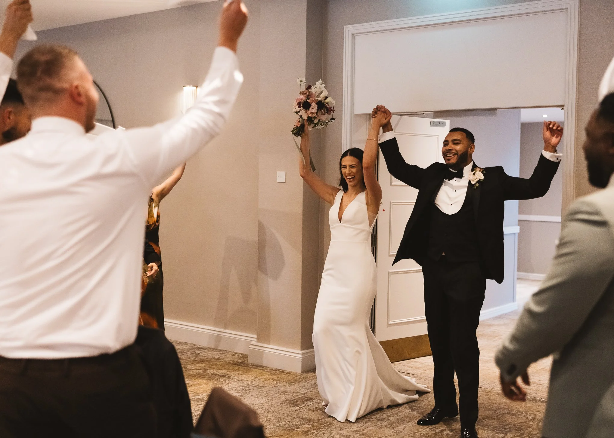 Elegant black tie Horwood House Wedding Milton Keynes-67.jpg