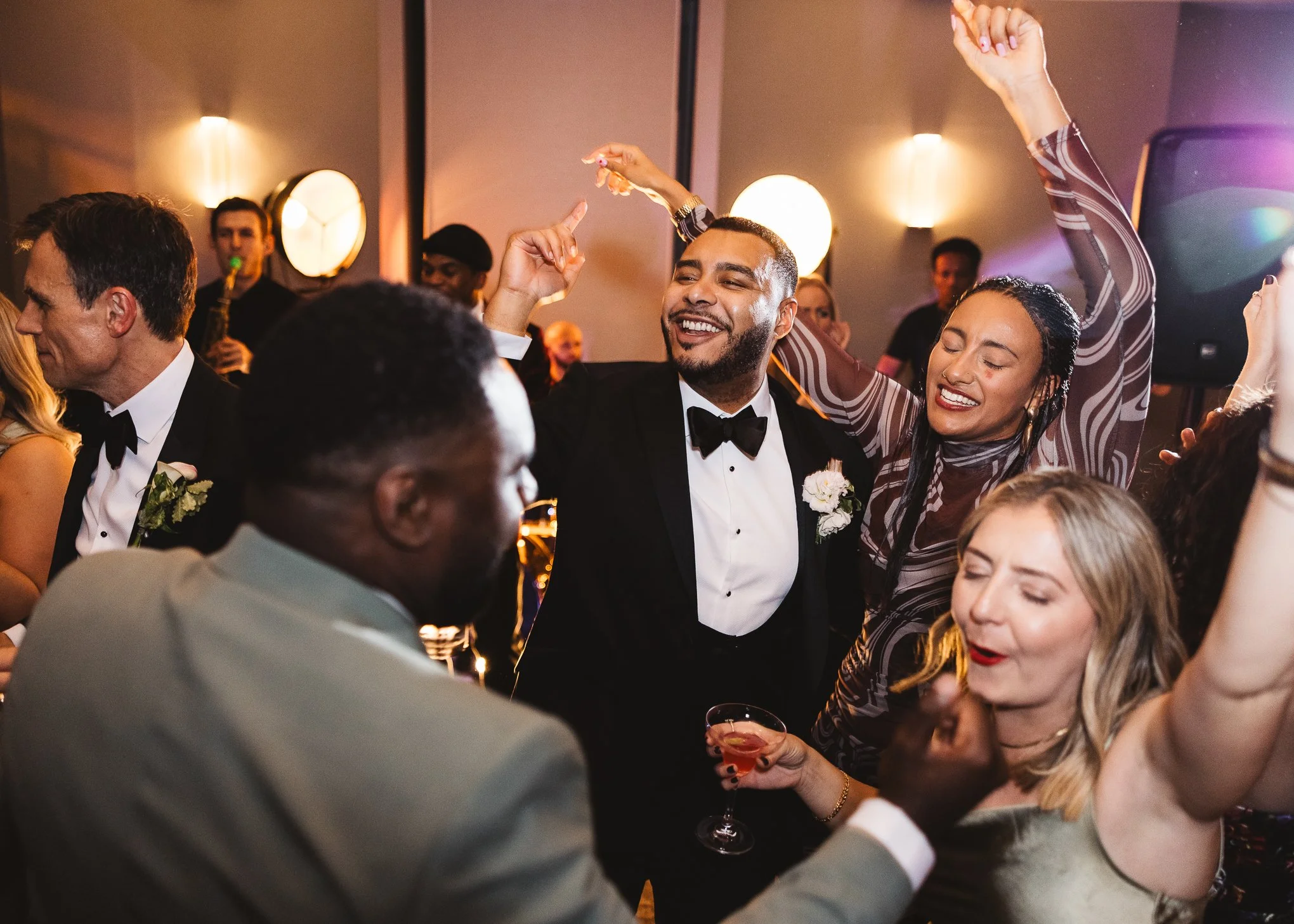 Elegant black tie Horwood House Wedding Milton Keynes-88.jpg