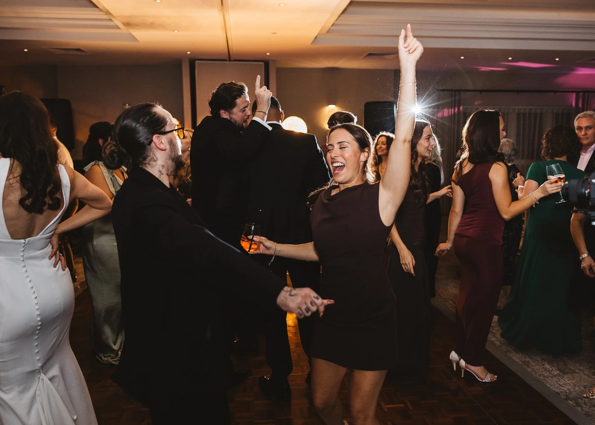 Elegant black tie Horwood House Wedding Milton Keynes-236.jpg