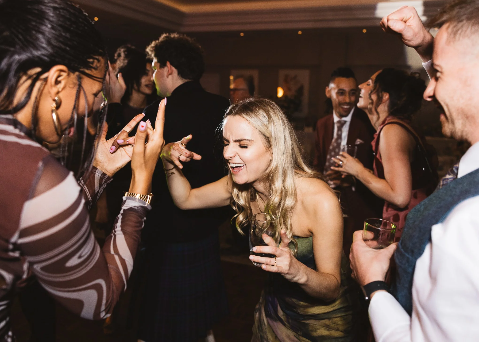 Elegant black tie Horwood House Wedding Milton Keynes-240.jpg