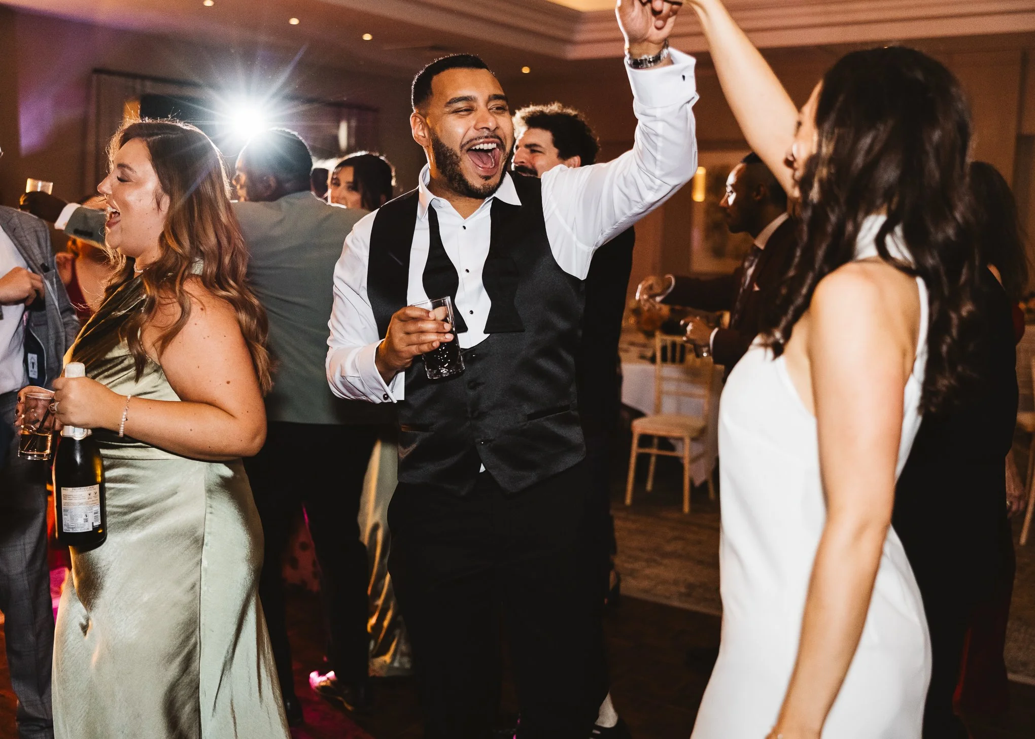 Elegant black tie Horwood House Wedding Milton Keynes-248.jpg