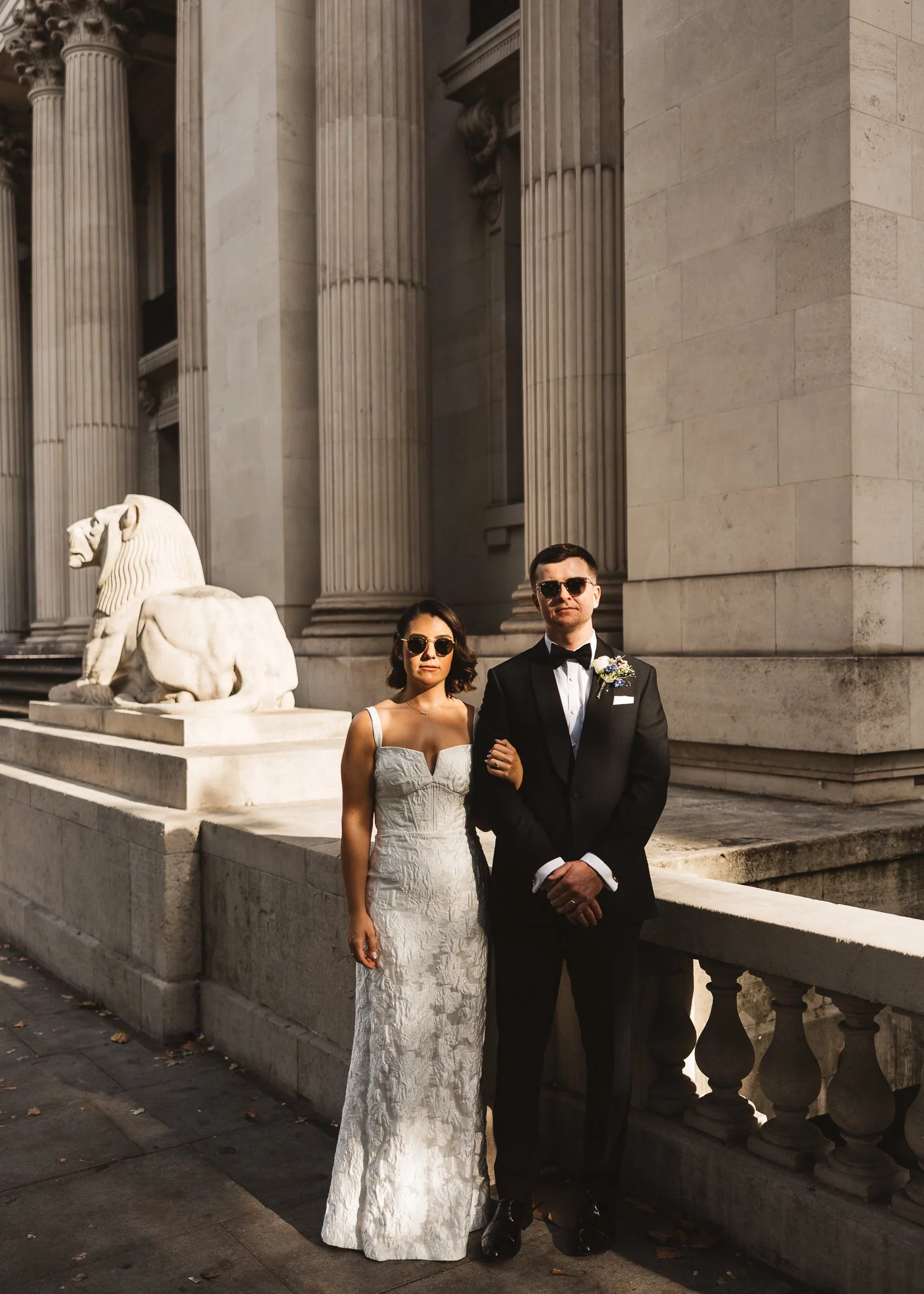 Stylish black tie Marylebone and Wagtail rooftop wedding photography-39.jpg