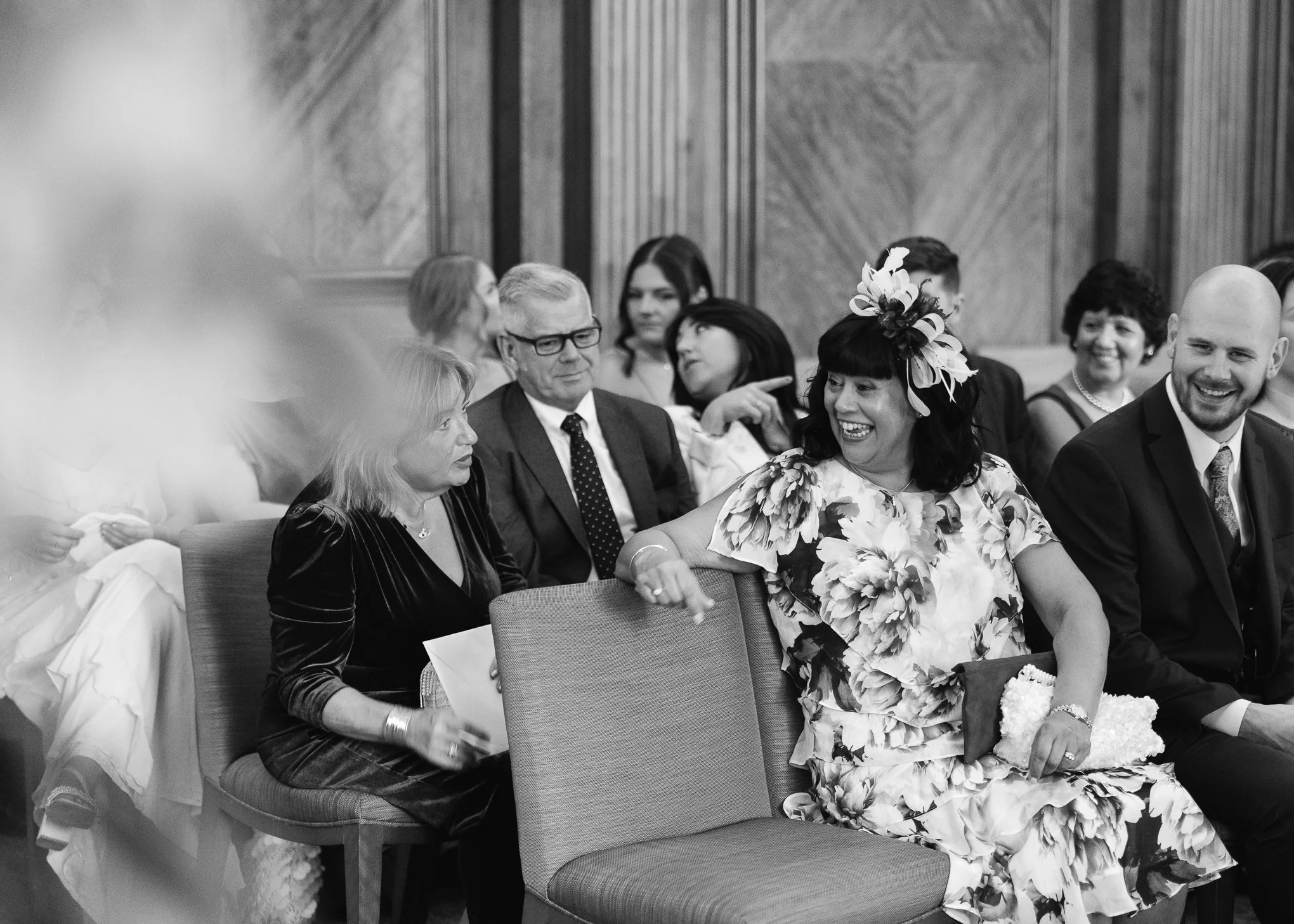 Stylish black tie Marylebone and Wagtail rooftop wedding photography-7.jpg