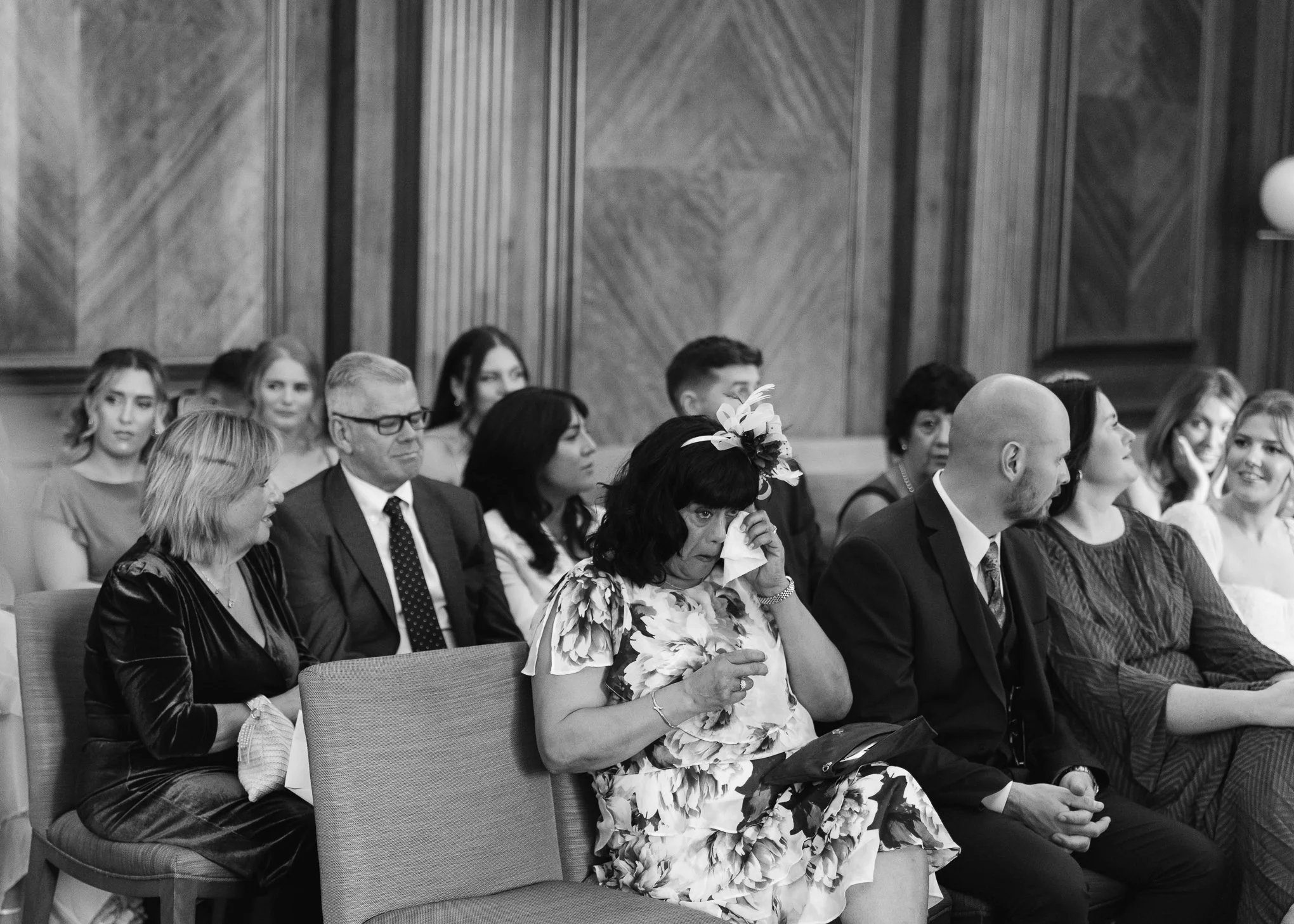 Stylish black tie Marylebone and Wagtail rooftop wedding photography-11.jpg