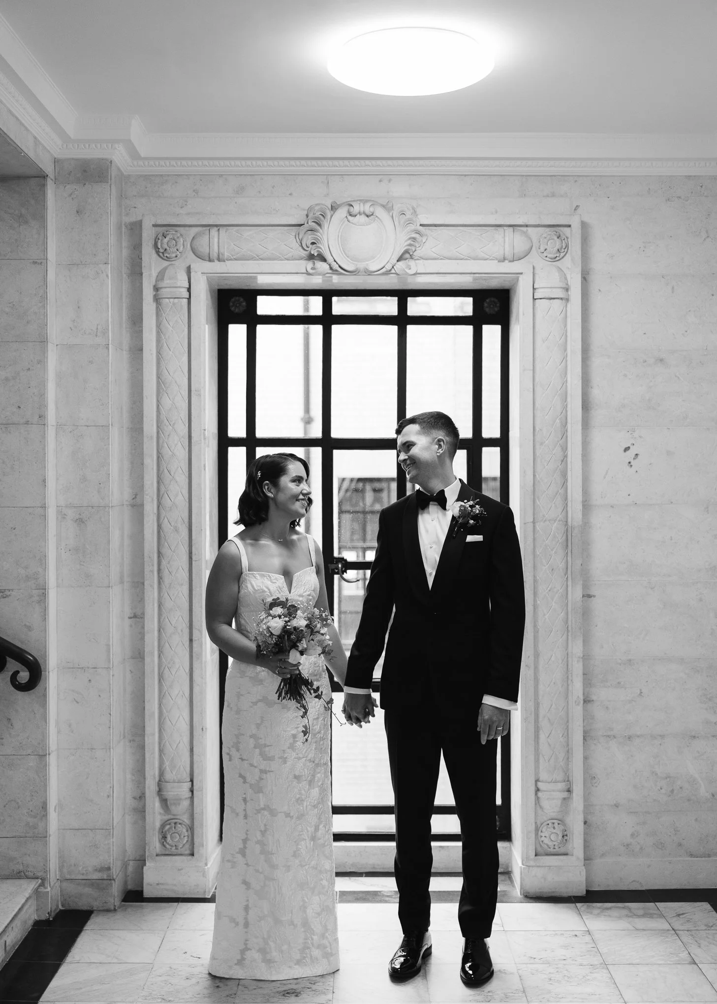 Stylish black tie Marylebone and Wagtail rooftop wedding photography-24.jpg