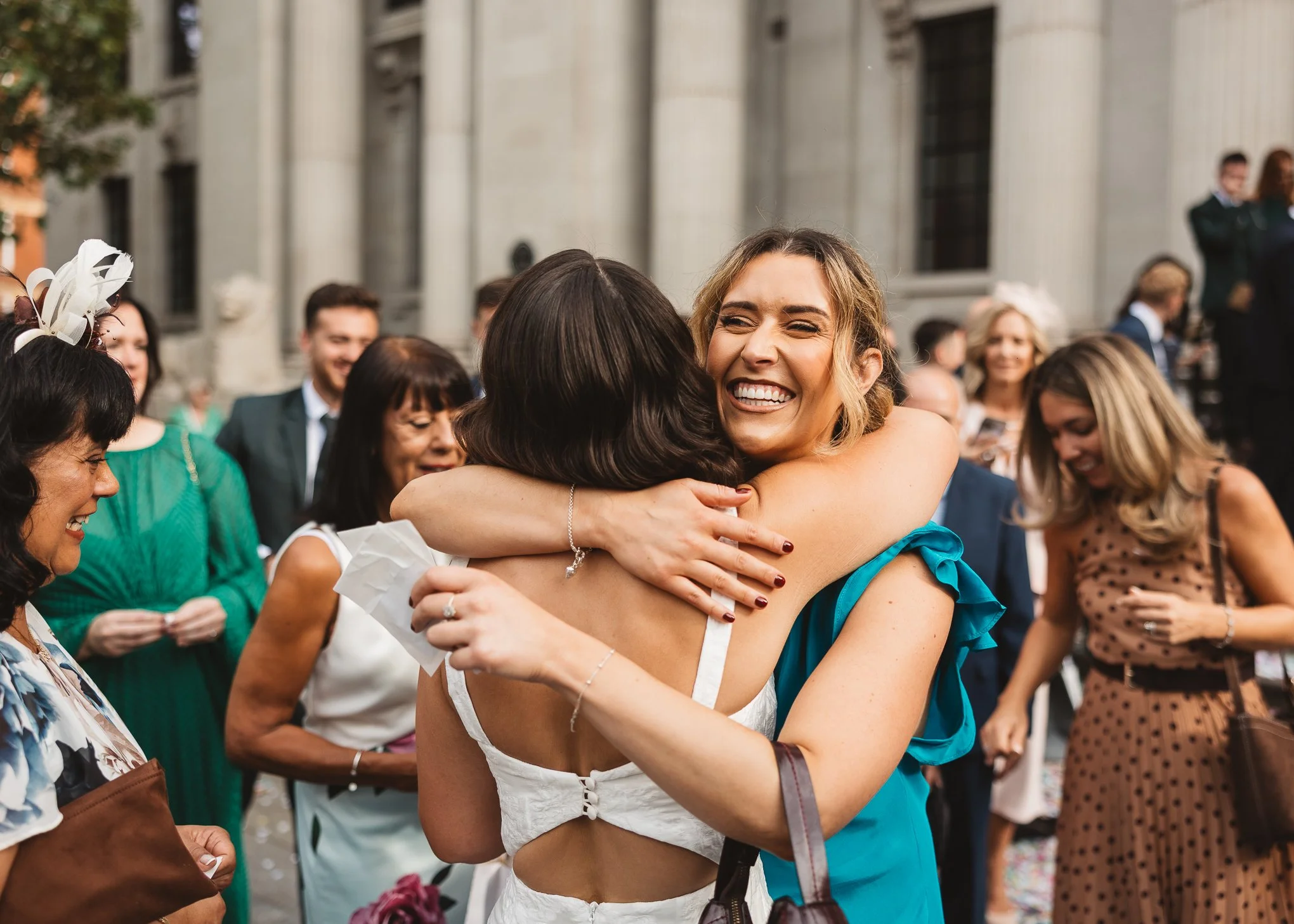 Stylish black tie Marylebone and Wagtail rooftop wedding photography-28.jpg