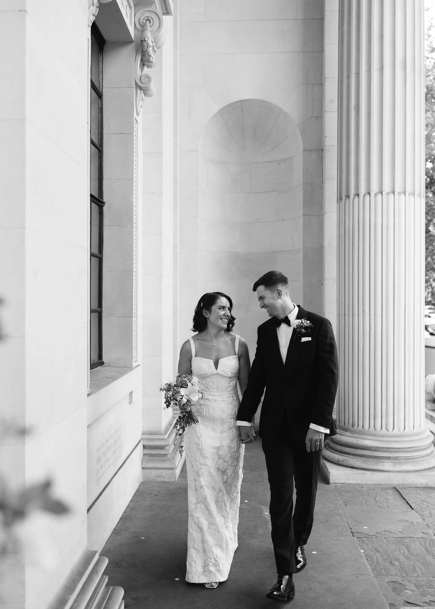 Stylish black tie Marylebone and Wagtail rooftop wedding photography-32.jpg