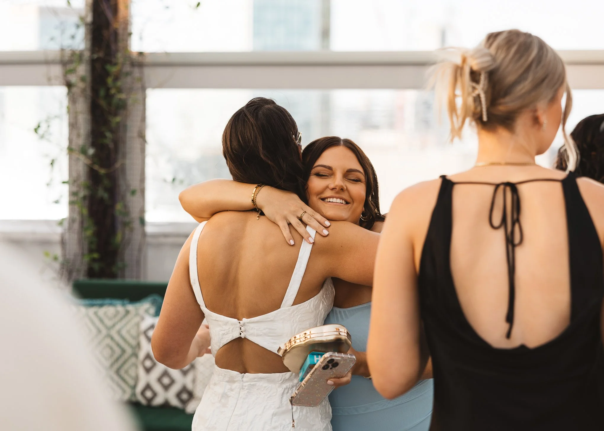 Stylish black tie Marylebone and Wagtail rooftop wedding photography-72.jpg