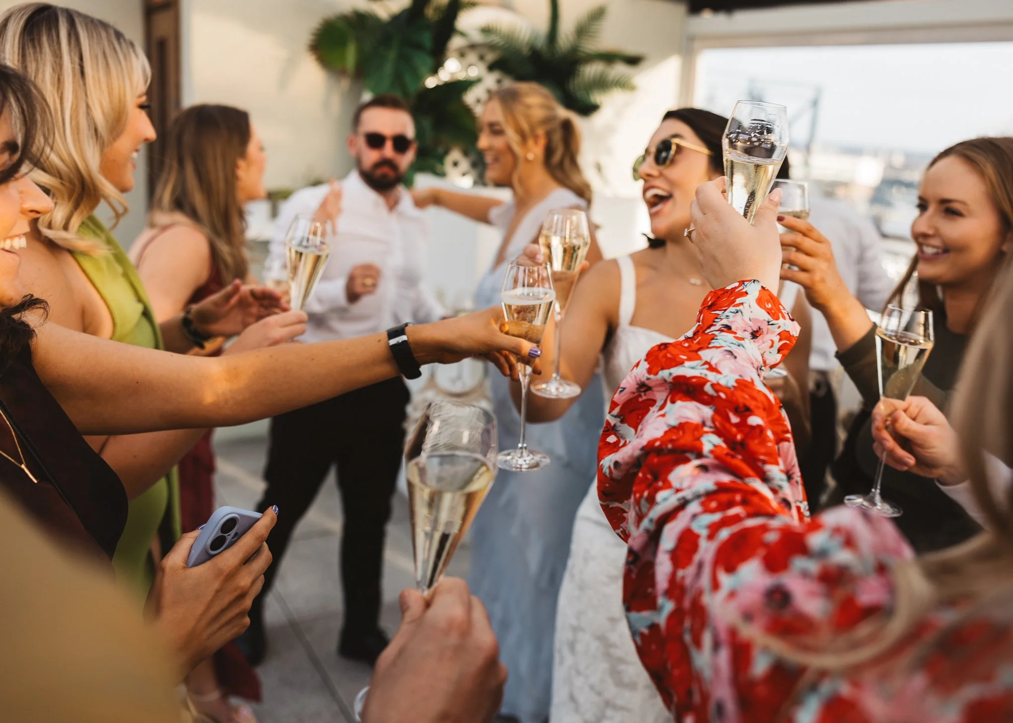 Stylish black tie Marylebone and Wagtail rooftop wedding photography-86.jpg