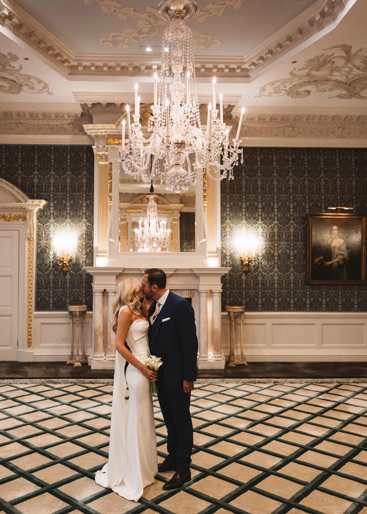 Elegant modern intimate Chelsea Town Hall Ivy Garden Wedding Photography-37.jpg