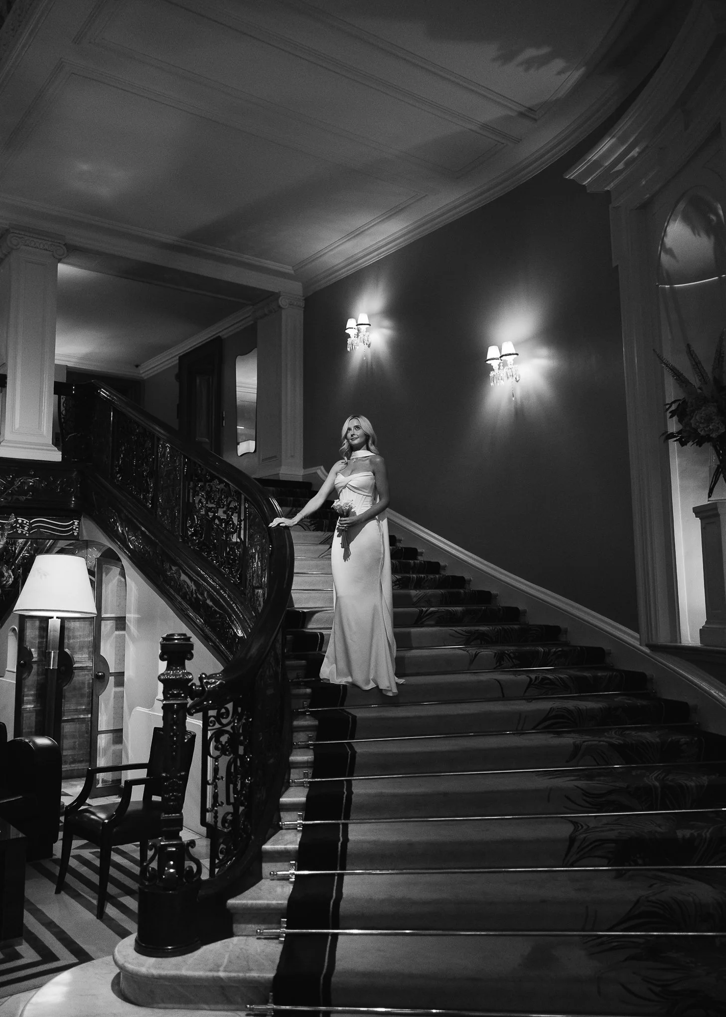 Elegant modern intimate Chelsea Town Hall Ivy Garden Wedding Photography-47.jpg