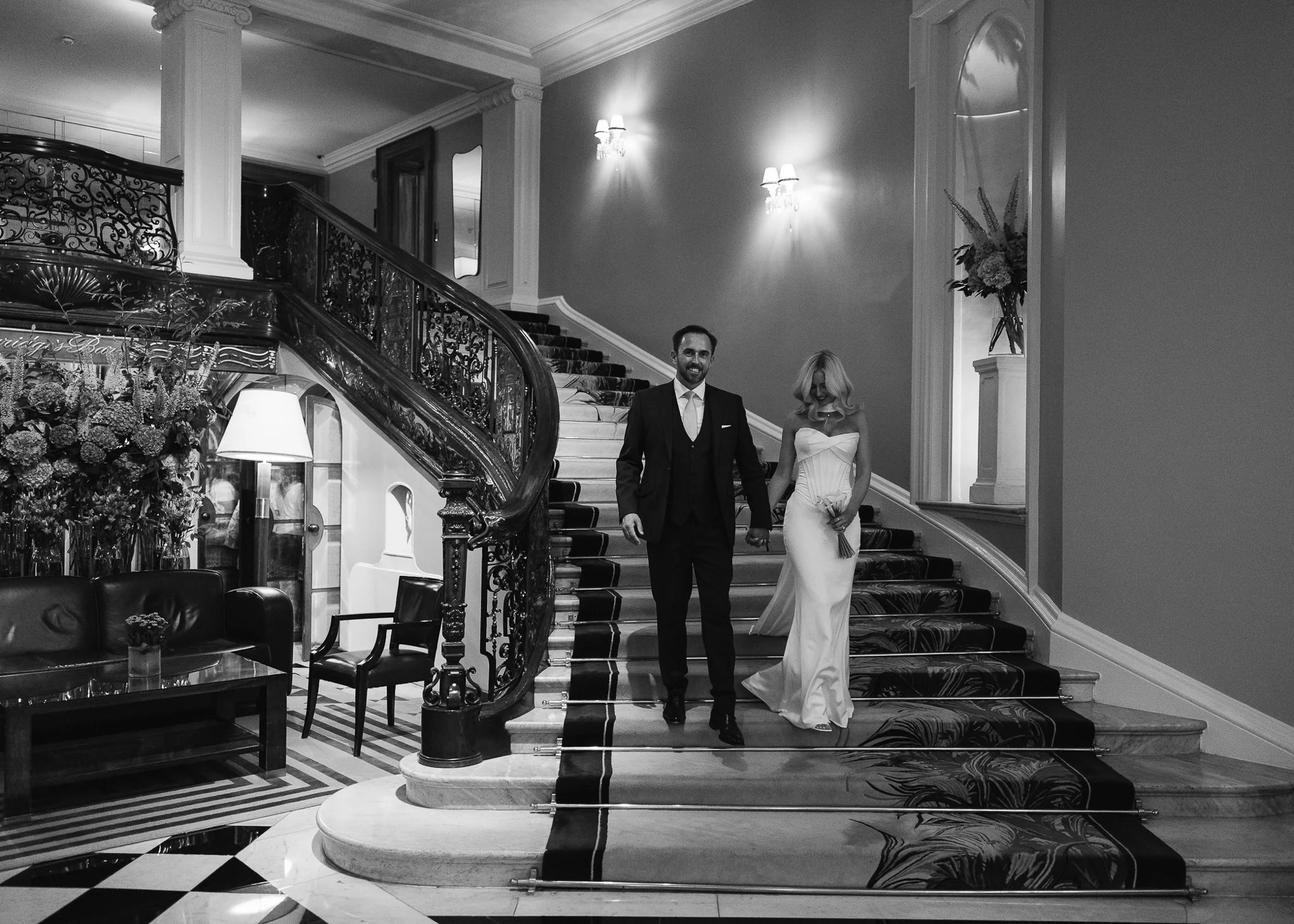 Elegant modern intimate Chelsea Town Hall Ivy Garden Wedding Photography-52.jpg