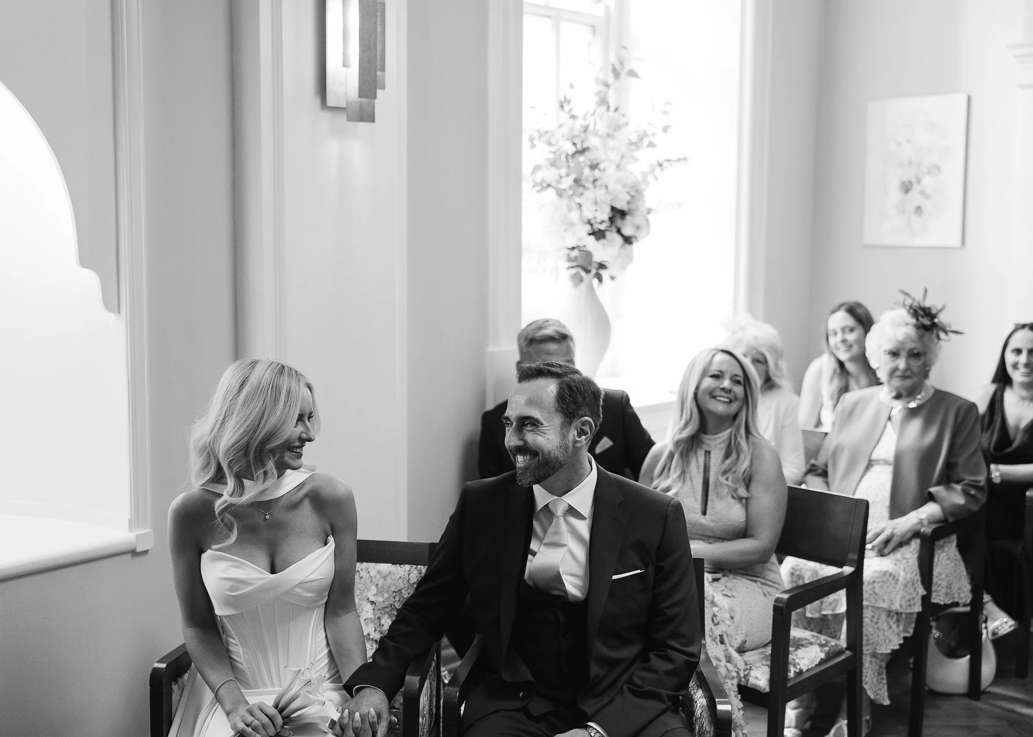 Elegant modern intimate Chelsea Town Hall Ivy Garden Wedding Photography-63.jpg