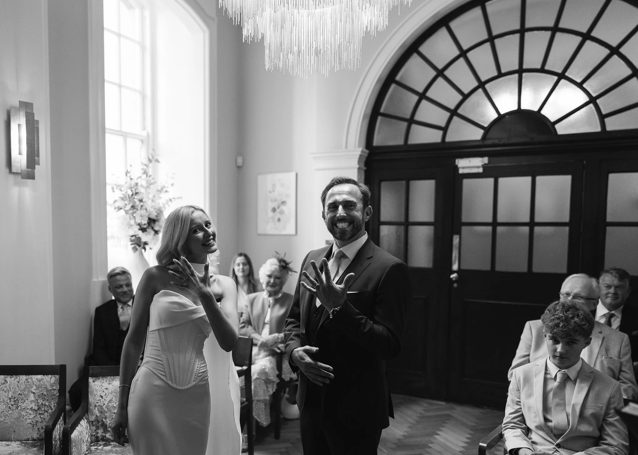 Elegant modern intimate Chelsea Town Hall Ivy Garden Wedding Photography-67.jpg