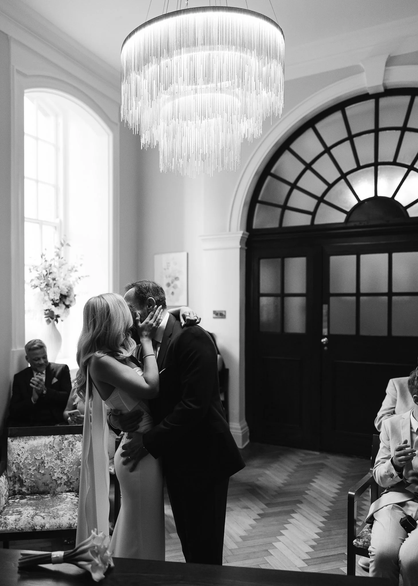 Elegant modern intimate Chelsea Town Hall Ivy Garden Wedding Photography-68.jpg