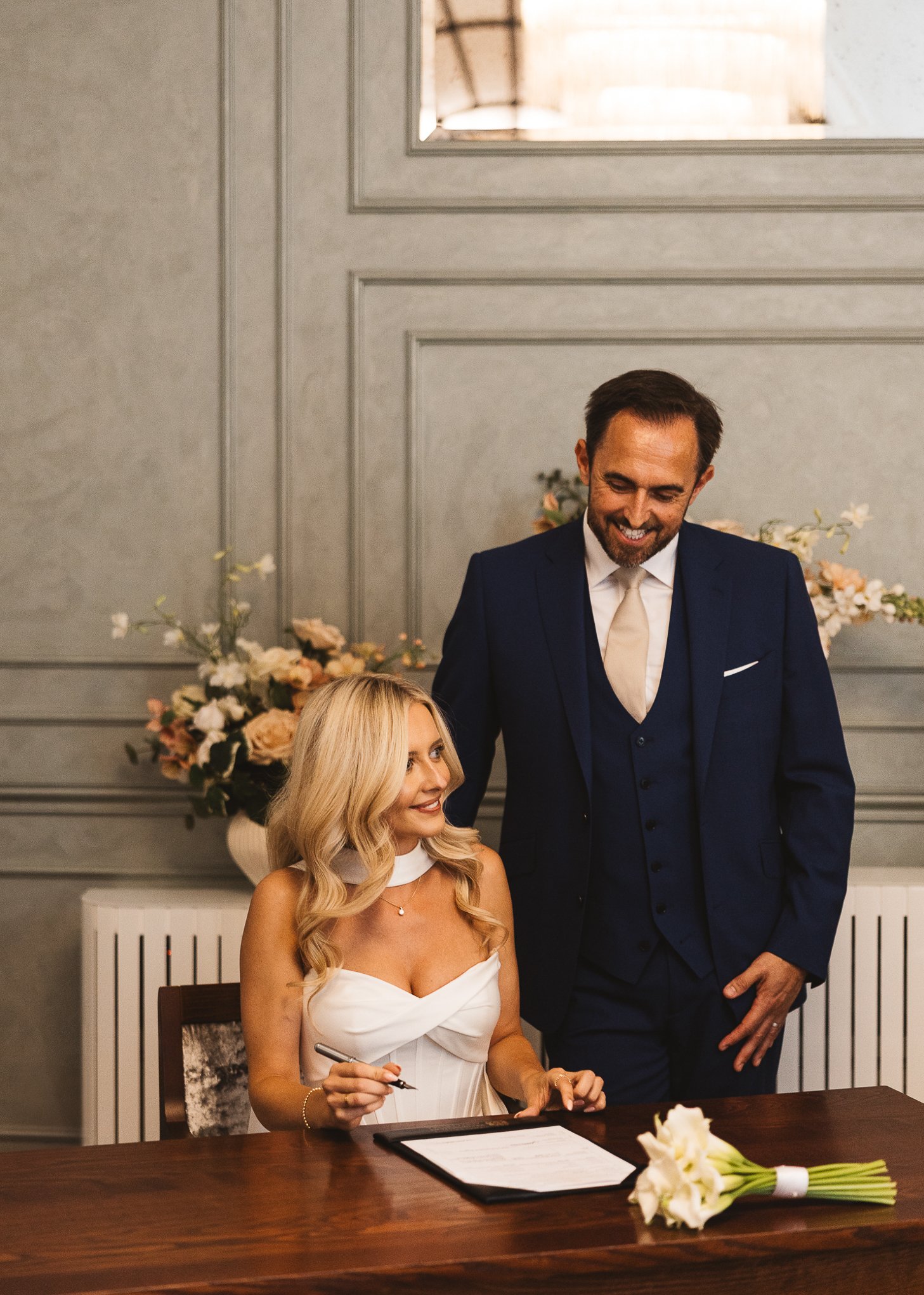 Elegant modern intimate Chelsea Town Hall Ivy Garden Wedding Photography-69.jpg