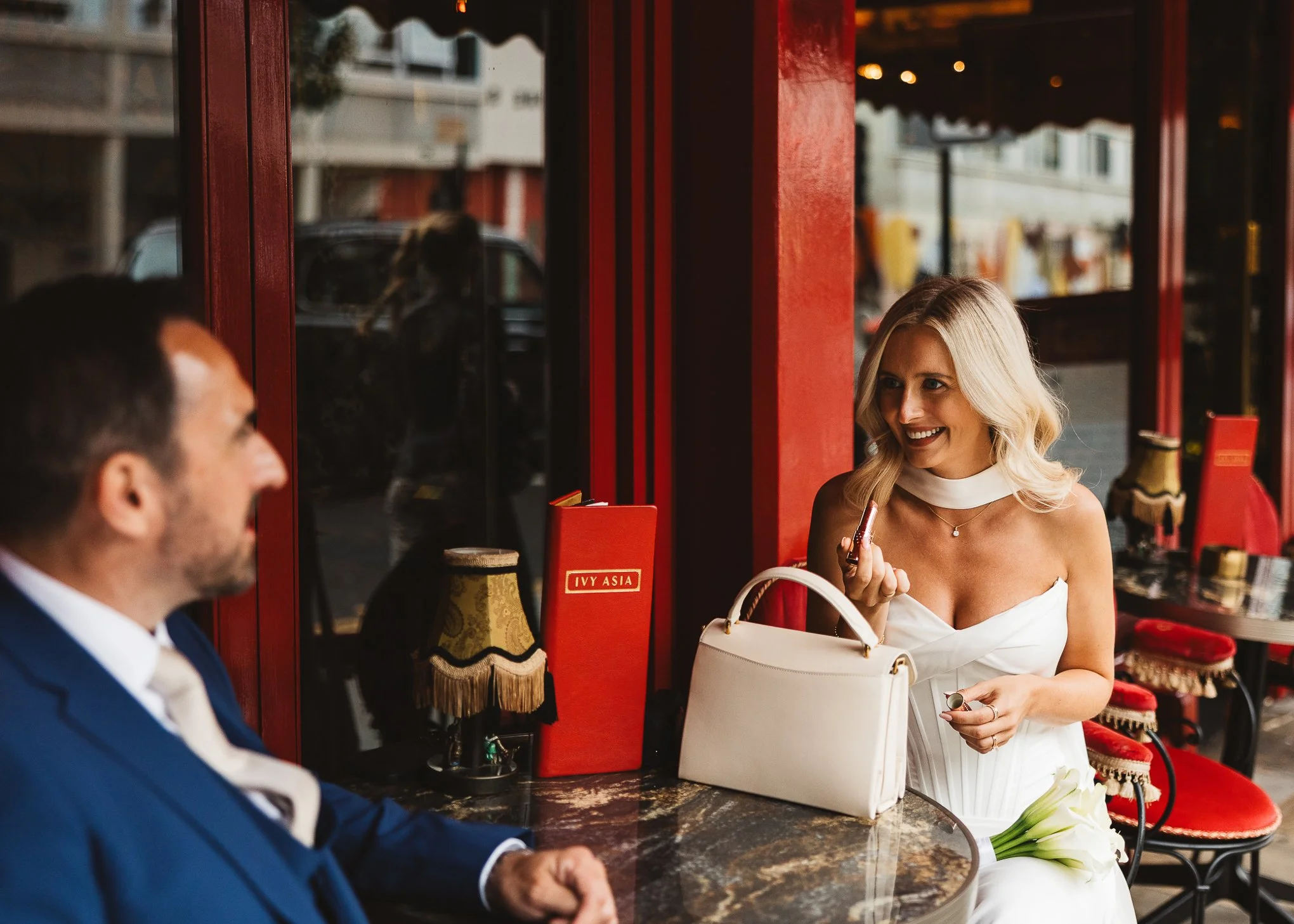 Elegant modern intimate Chelsea Town Hall Ivy Garden Wedding Photography-94.jpg