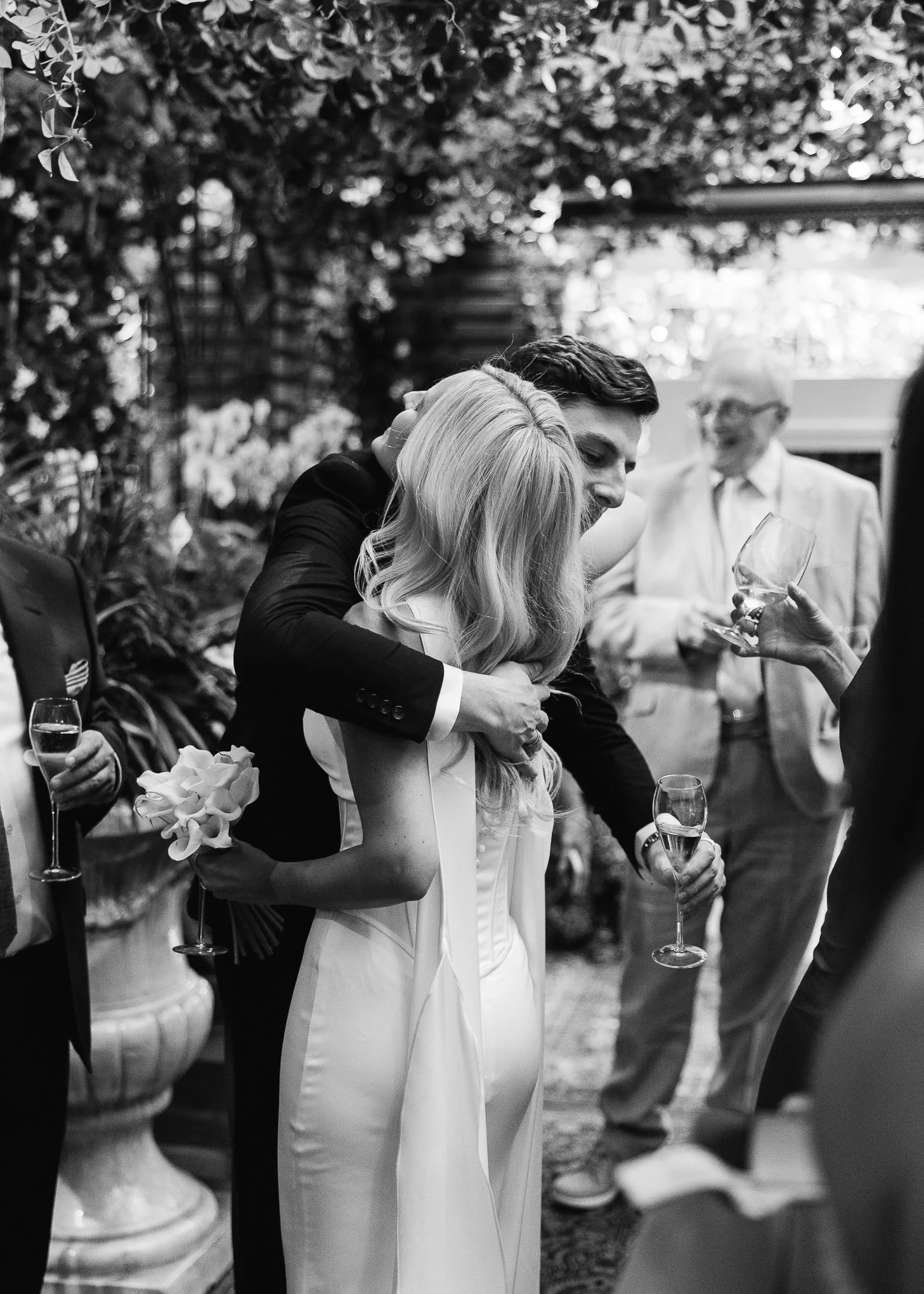 Elegant modern intimate Chelsea Town Hall Ivy Garden Wedding Photography-100.jpg