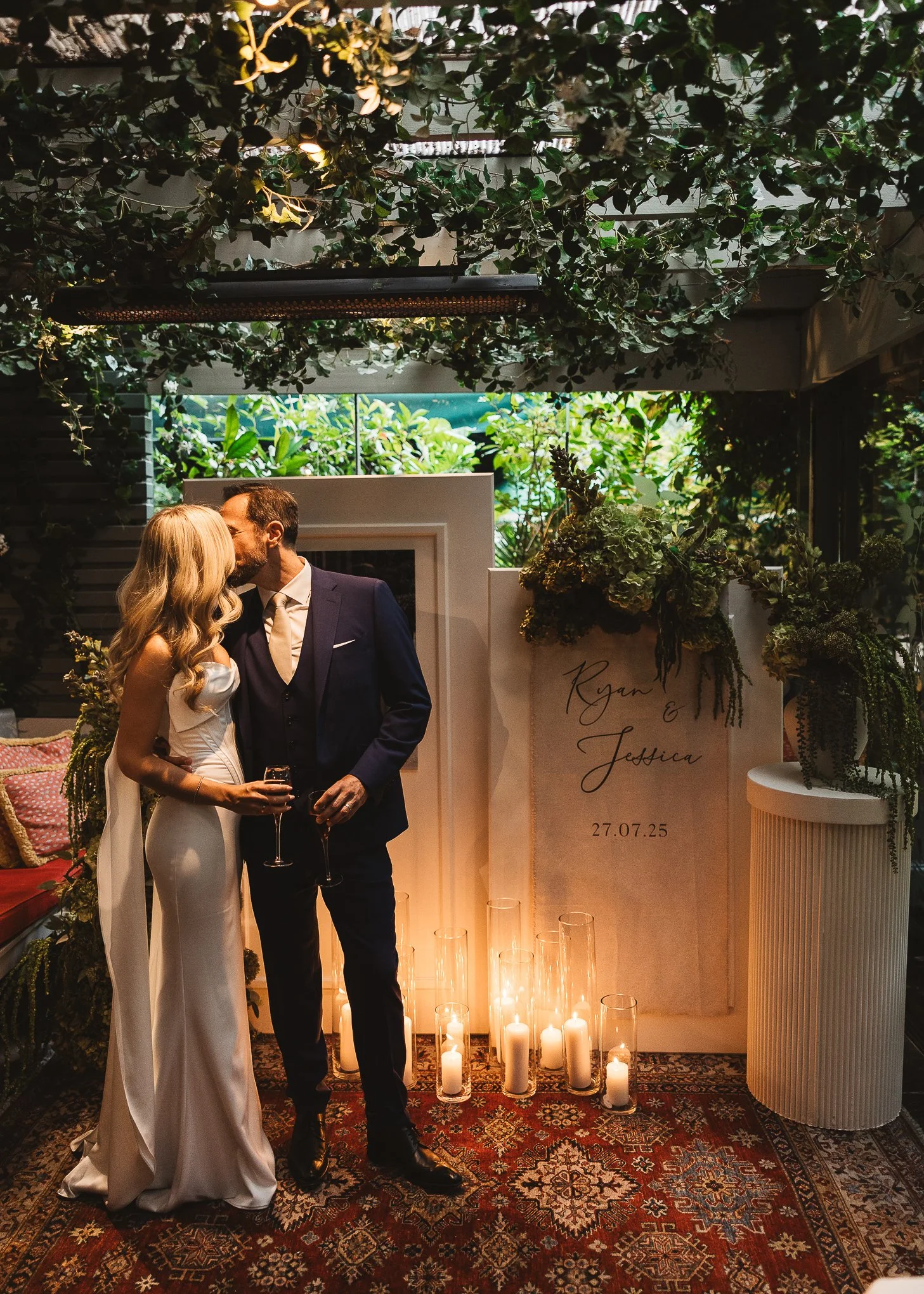 Elegant modern intimate Chelsea Town Hall Ivy Garden Wedding Photography-114.jpg