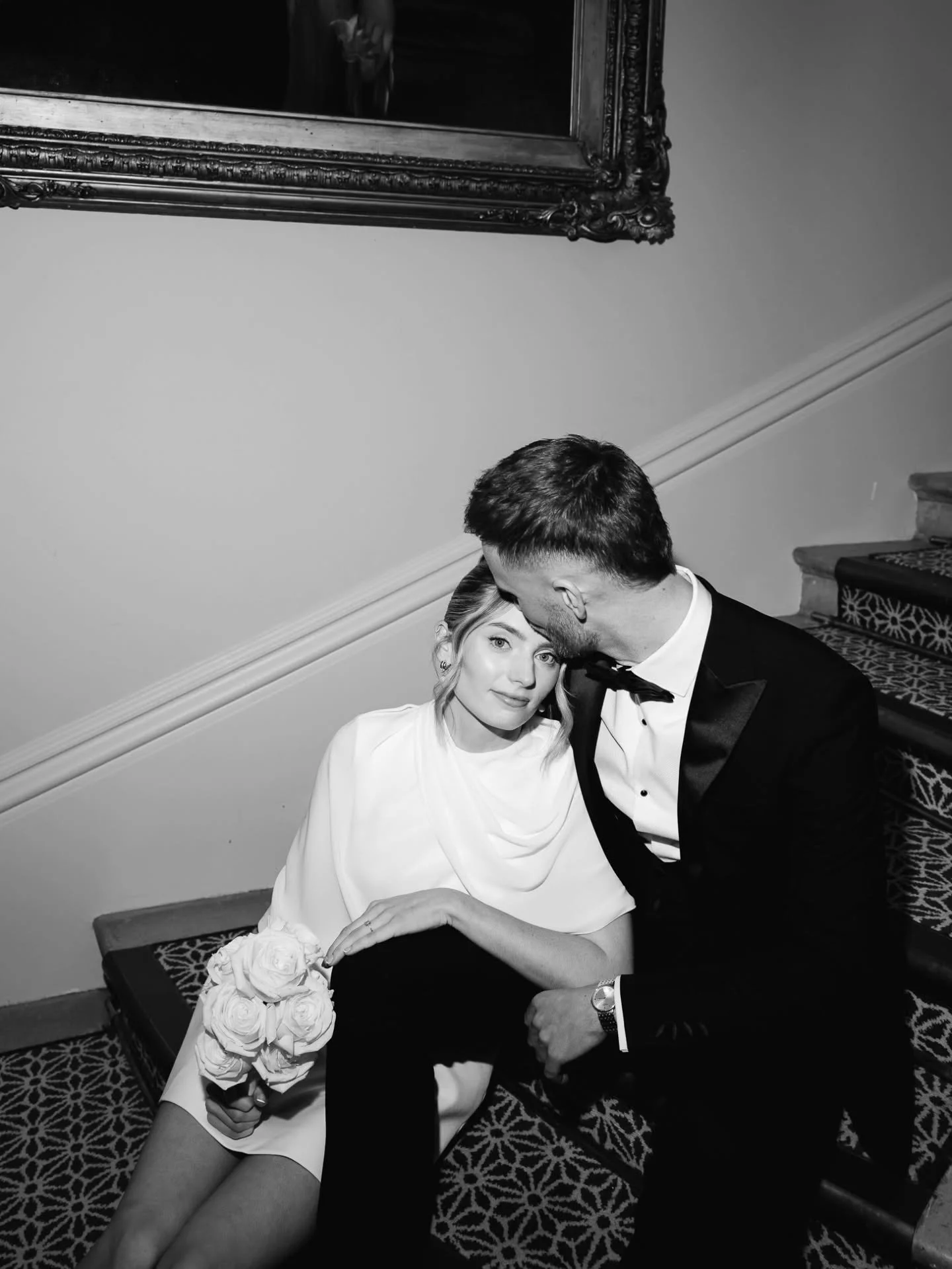 A few more of this intimate elopement style wedding 🖤

@oddmuselondon 🤍
@styledbystiling 
@gemmatutt_mua

#intimatewedding #miniweddingdress #modernluxury #londonweddingphotography #weddingstyle