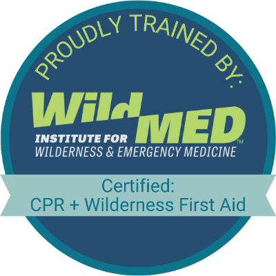 Wild Med Certified CPR + Wilderness Logo