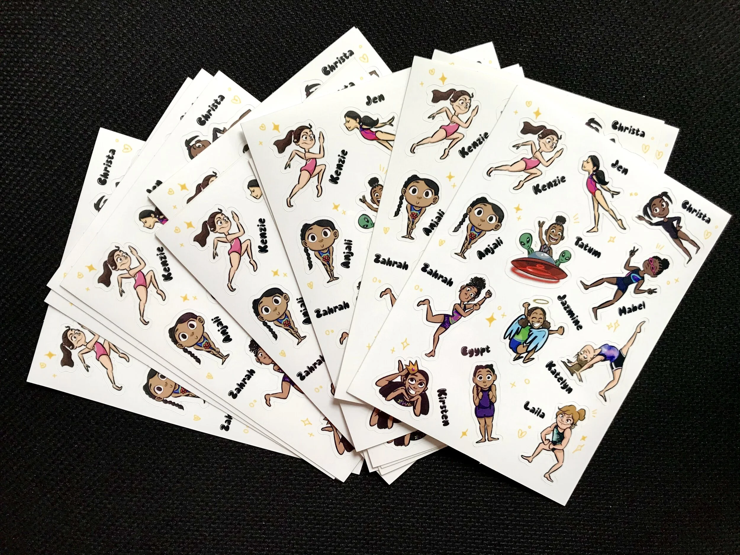 Final Sticker sheets