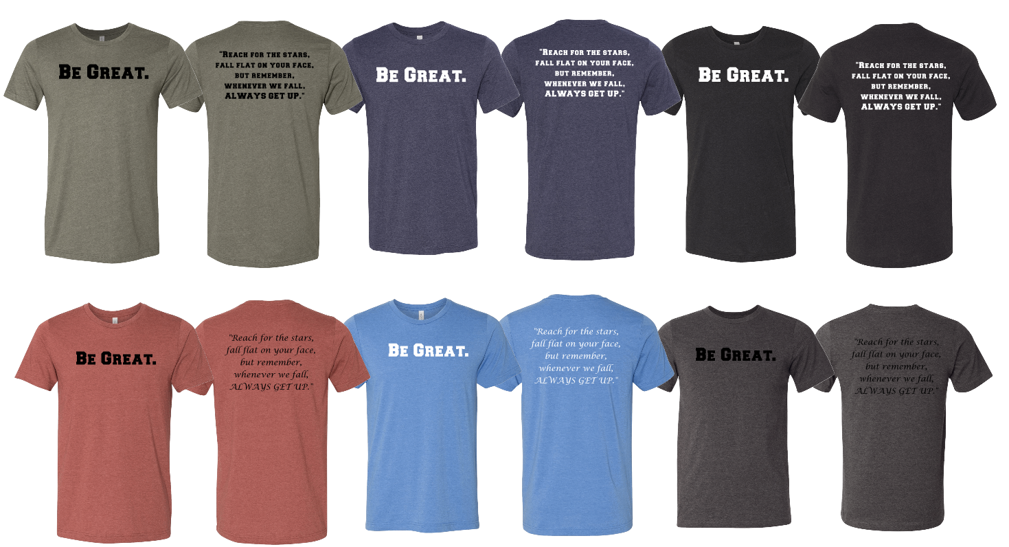 Be Great. Performance T-shirt — Edge 