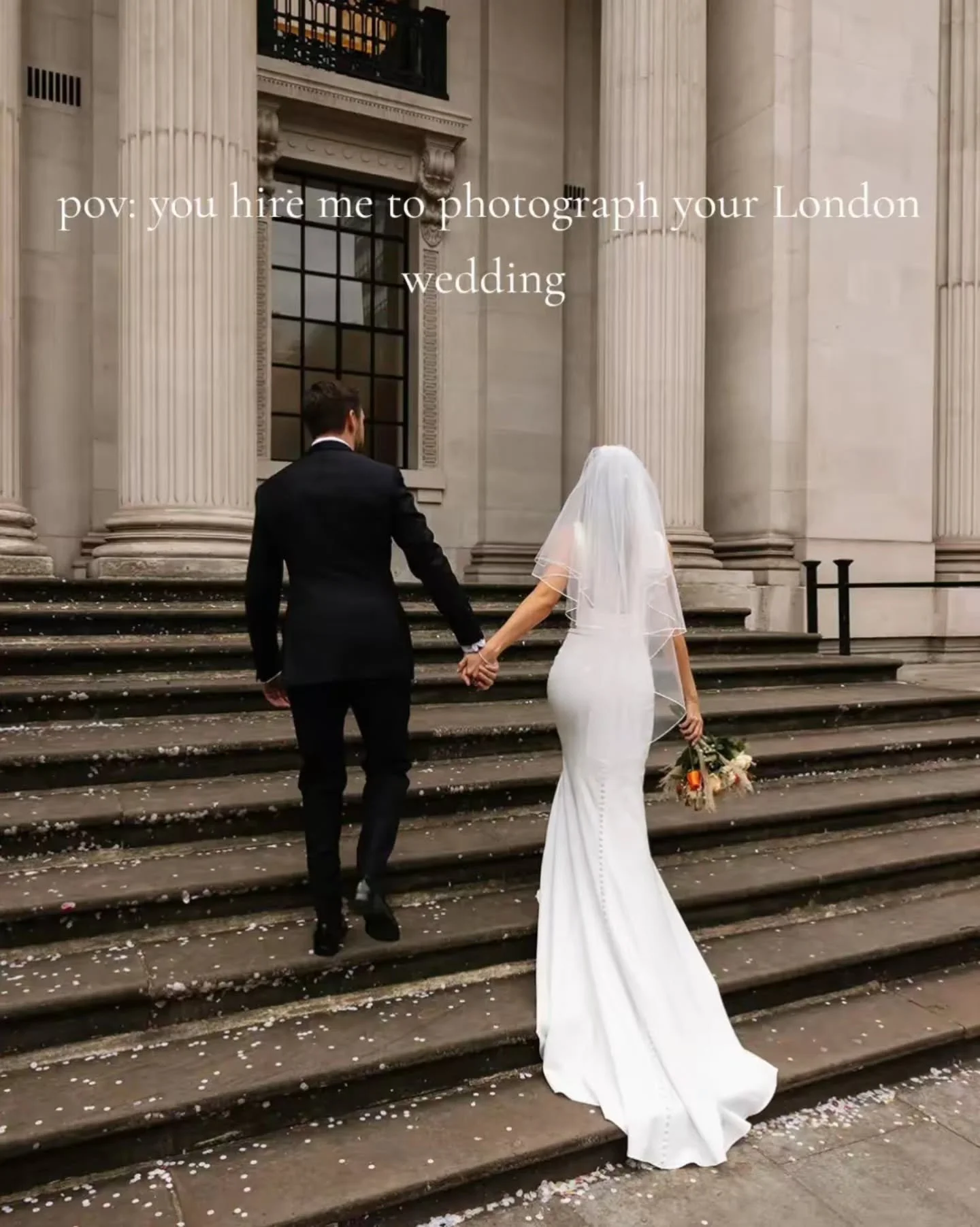 Pov: you hire me to photograph your London wedding ✨️