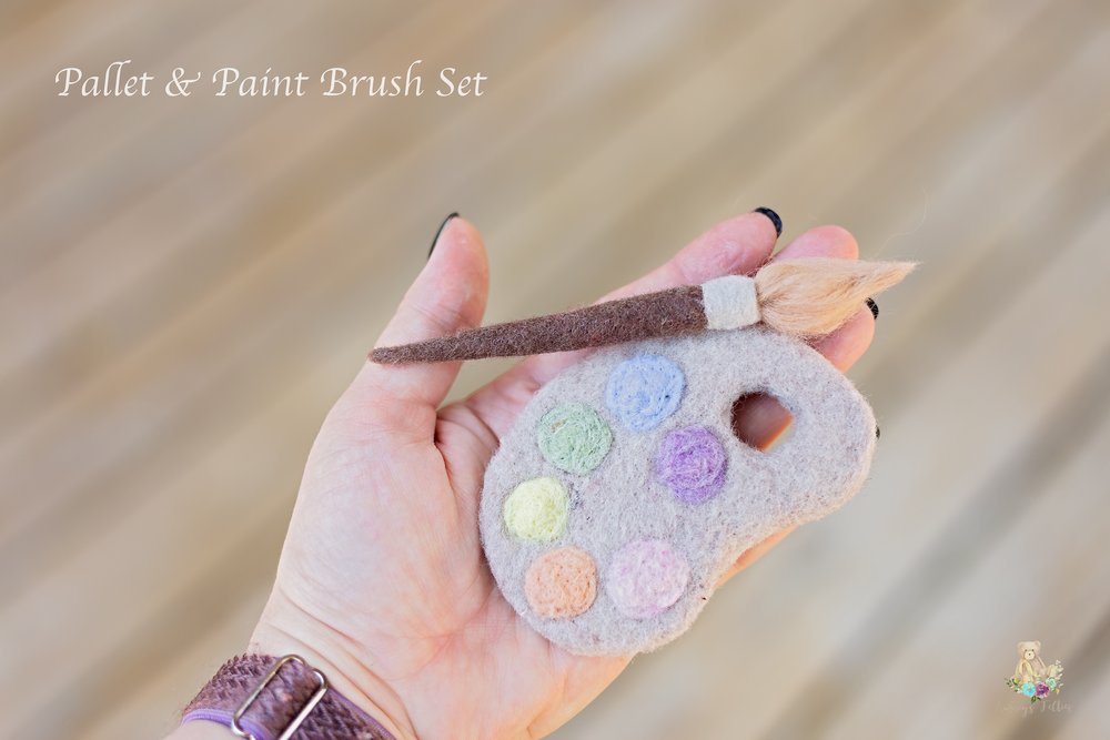 Paint Pallets & Brush Set RTS — Aubrey's Felties