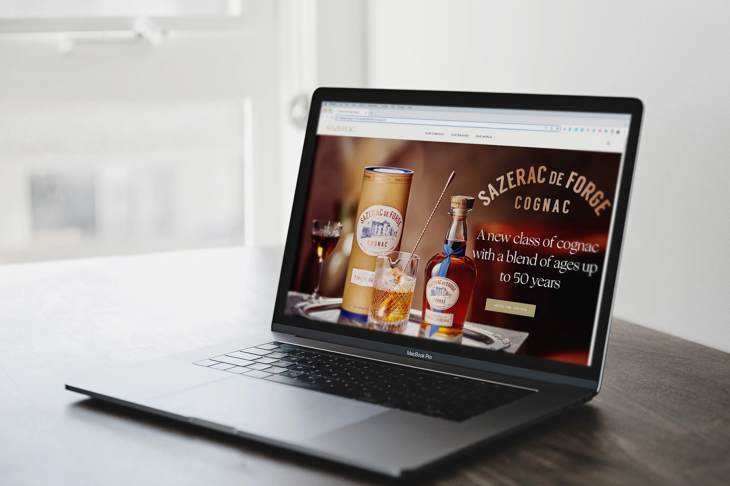 Sazerac Laptop Mockup