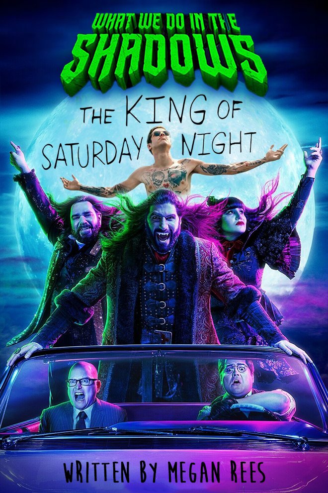 Stunt Script Poster (photoshopped Pete Davidson & hand-lettered The King of Saturday Night)